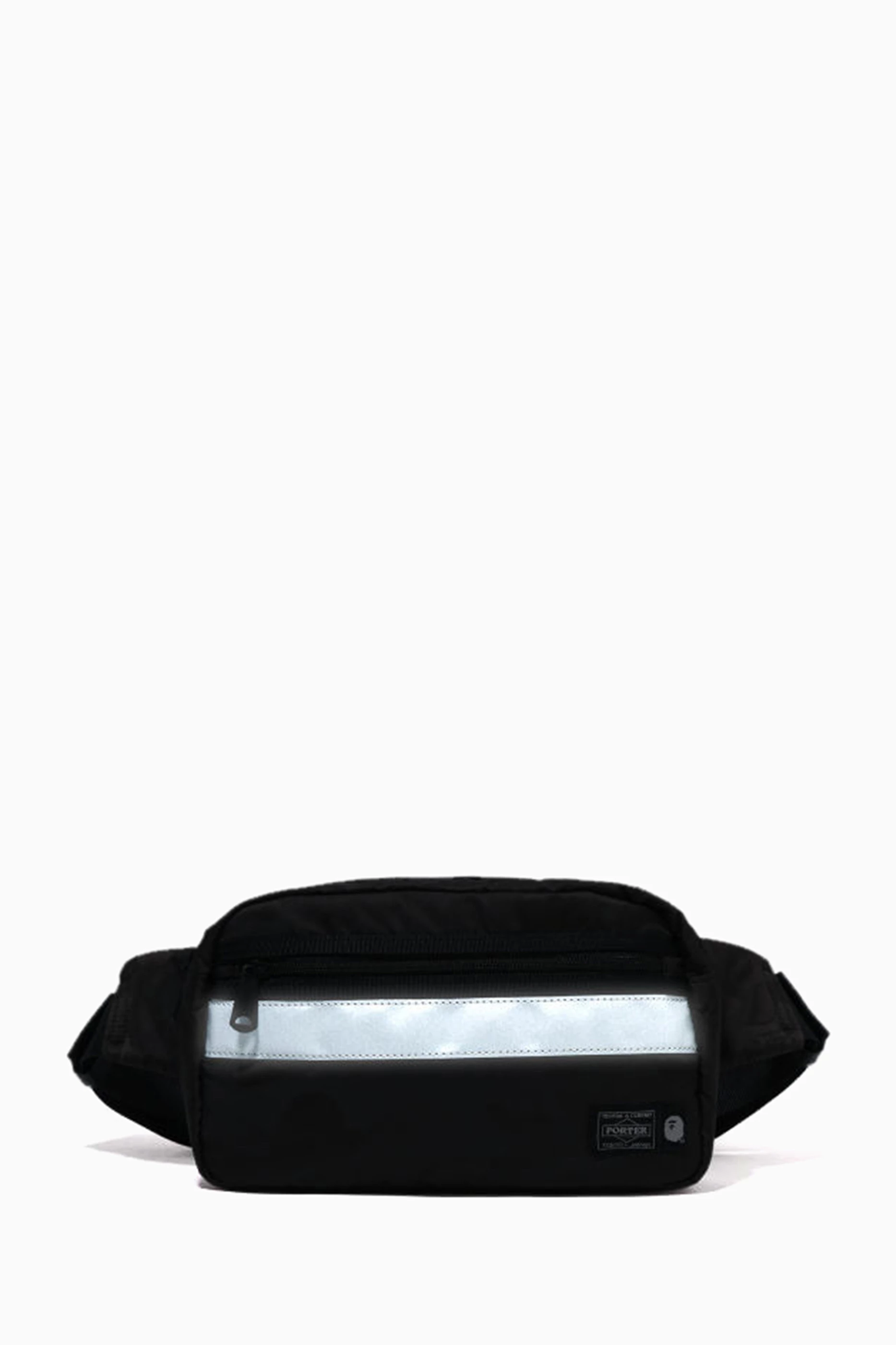 Buy A Bathing Ape Black Porter Camo Waist Bag in Nylon for Men in