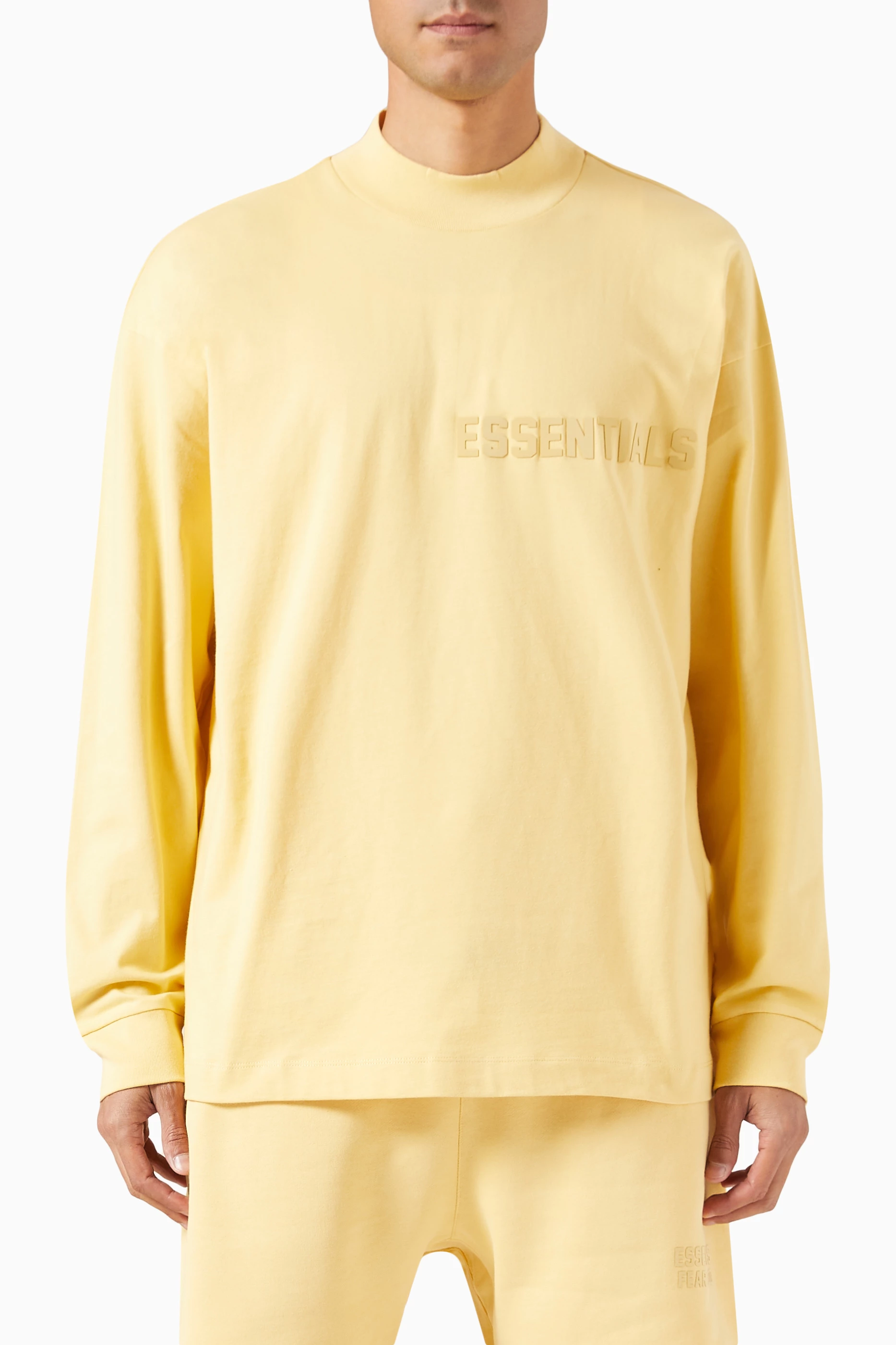 Yellow long sales sleeve shirt