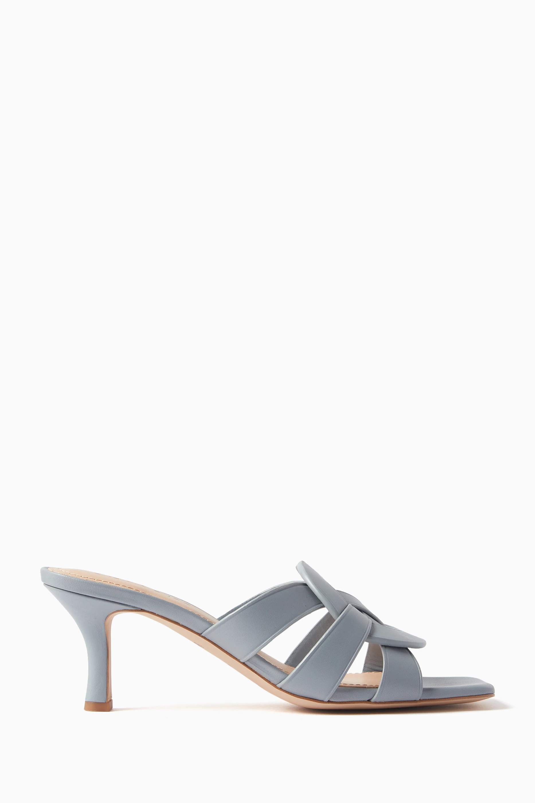 Buy Coach Grey Tillie Mule Sandals in Leather for Women in UAE