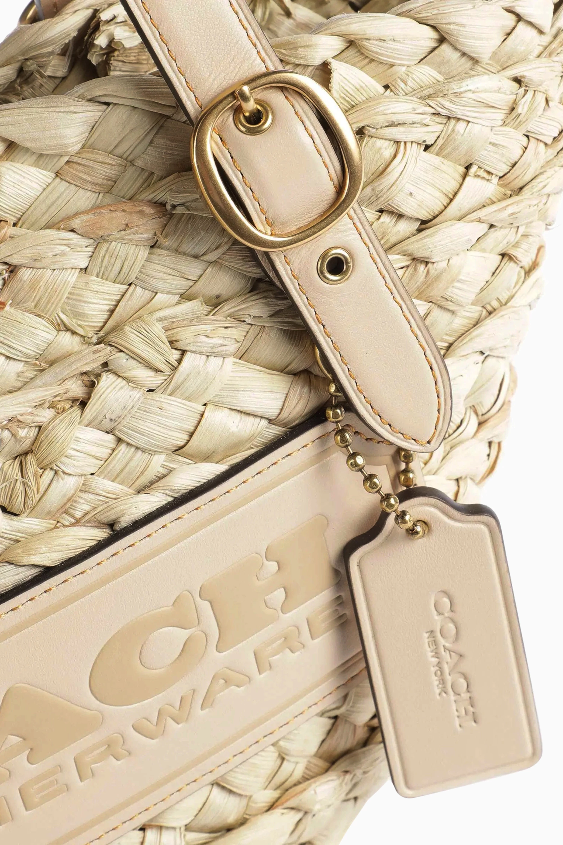 Coach straw handbags sale