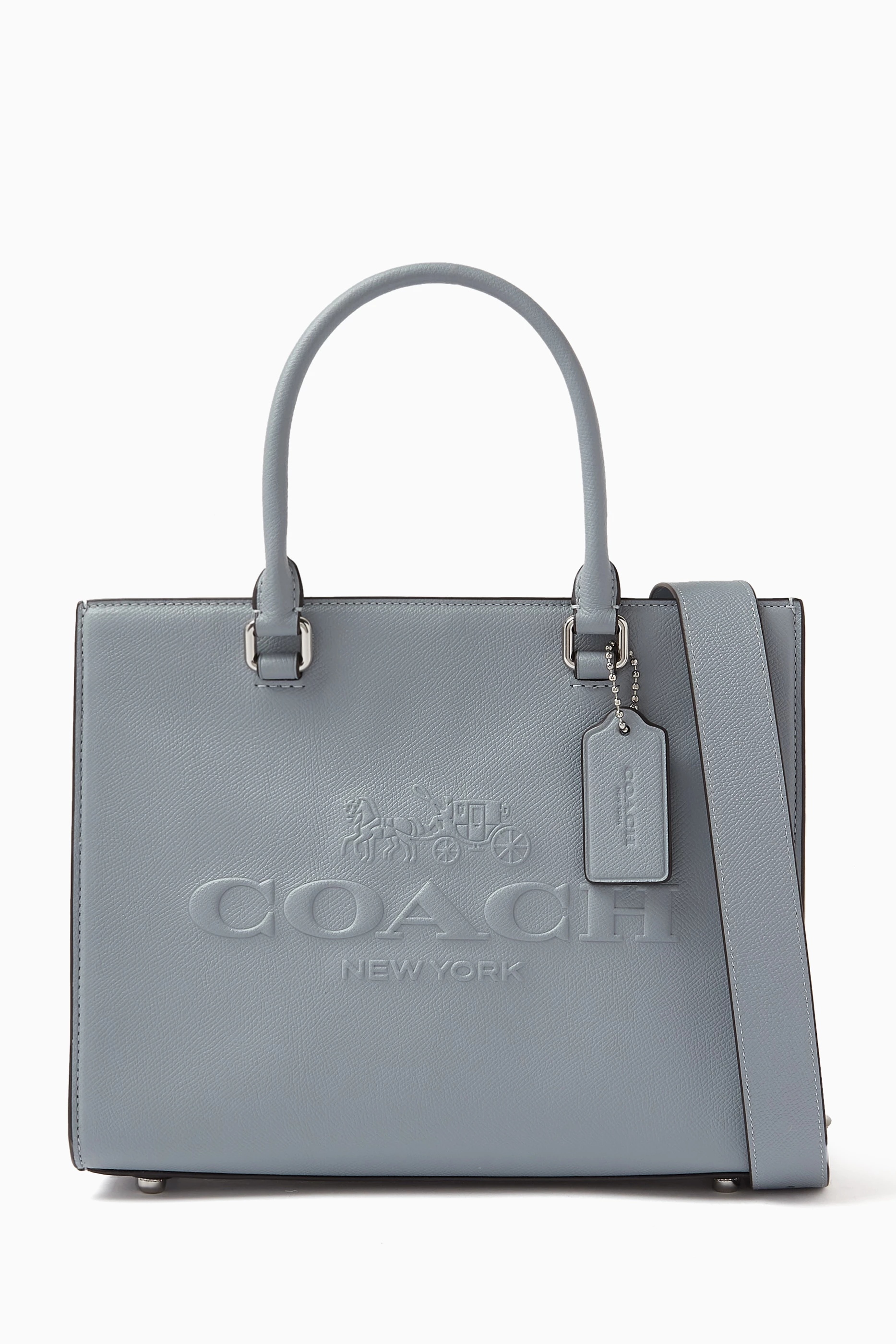 Coach grey tote bag cheap