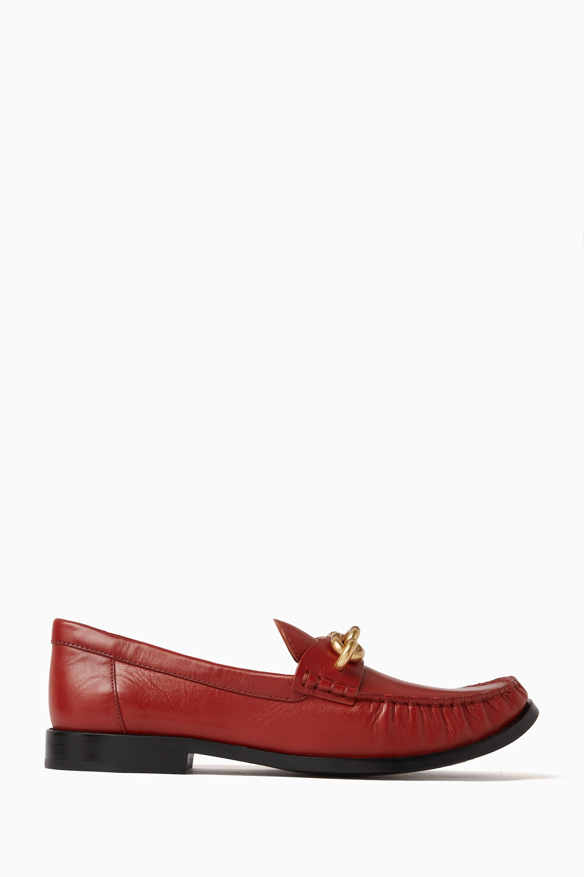 Red sales gucci loafers