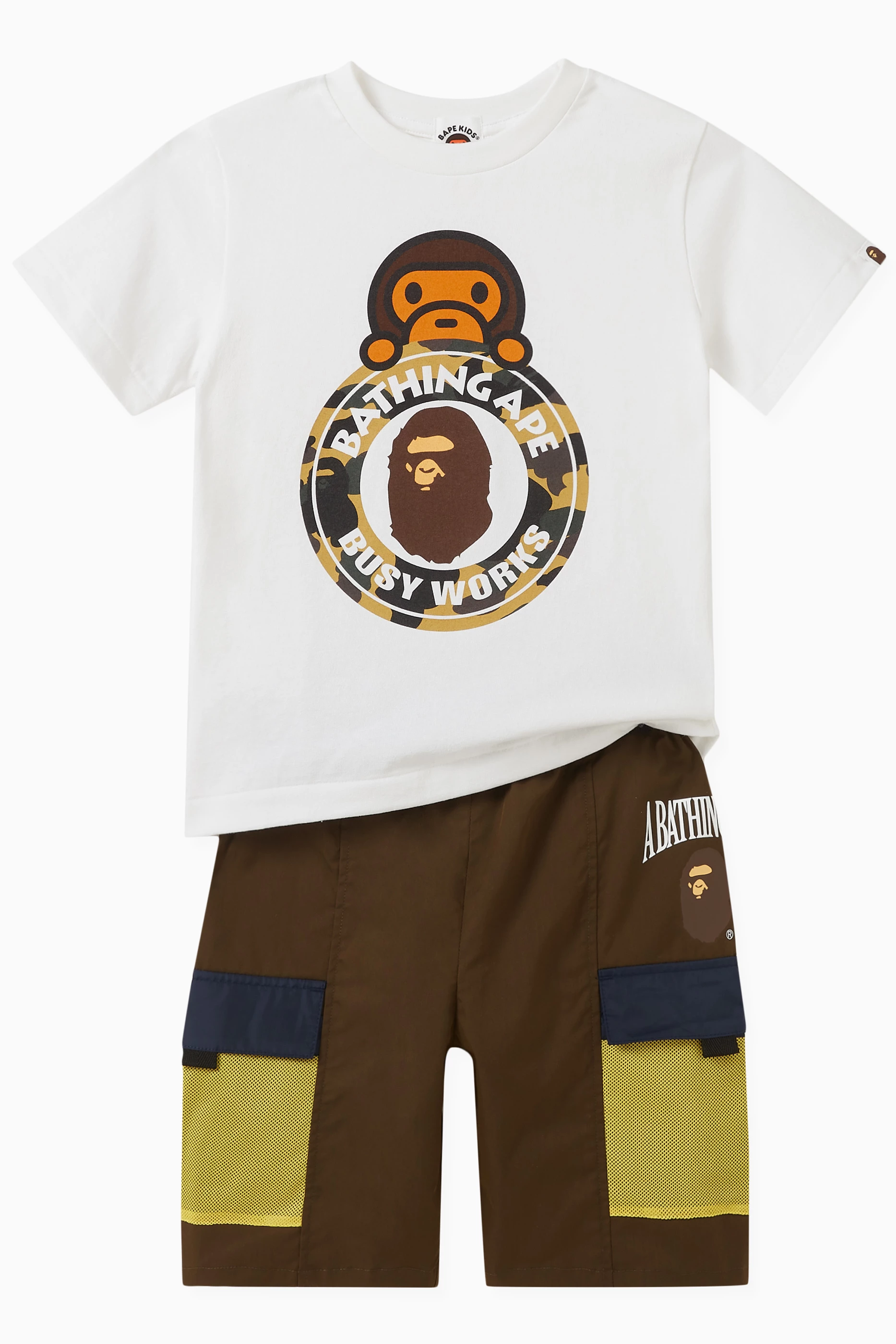 Bape shorts kids discount