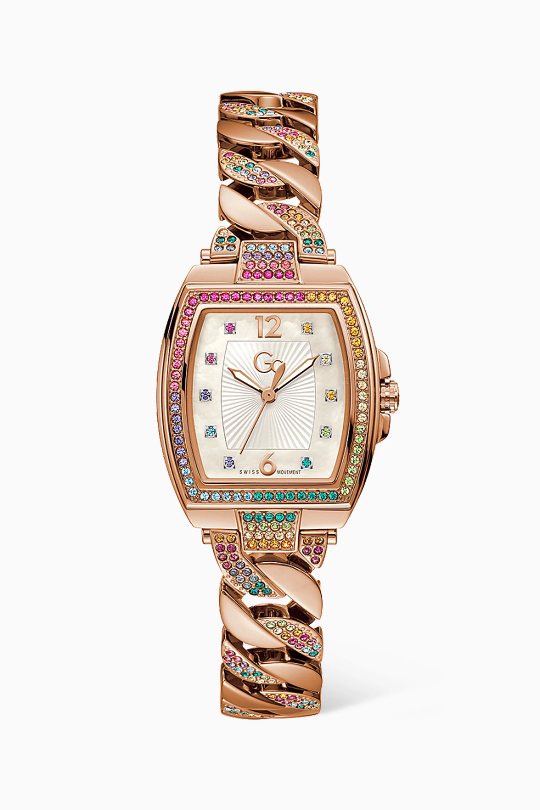 Buy GC White Limited Edition Couture Tonneau Chain Quartz Watch