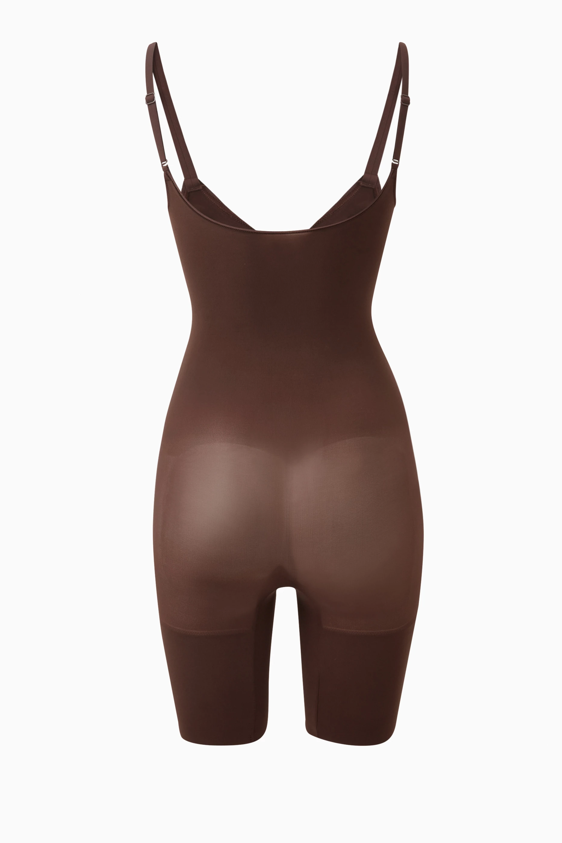 Buy SKIMS Brown Everyday Sculpt Mid-Thigh Bodysuit for Women in