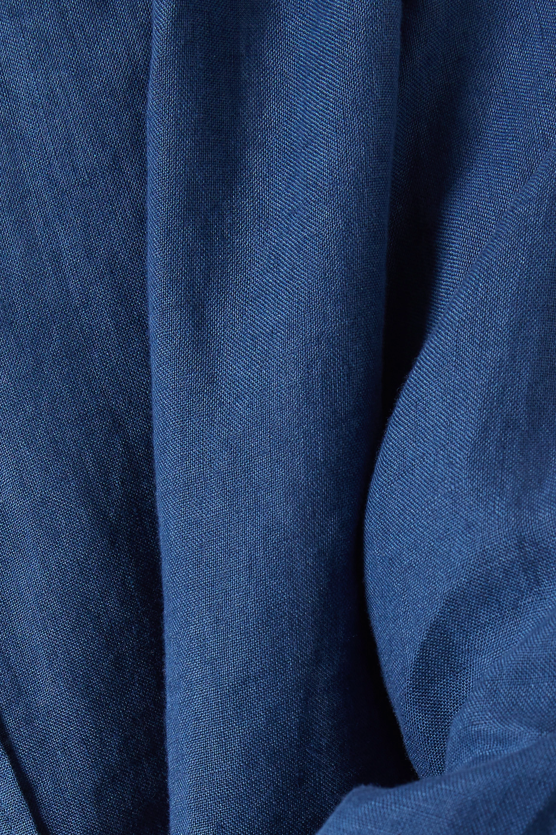 Blue linen outlet