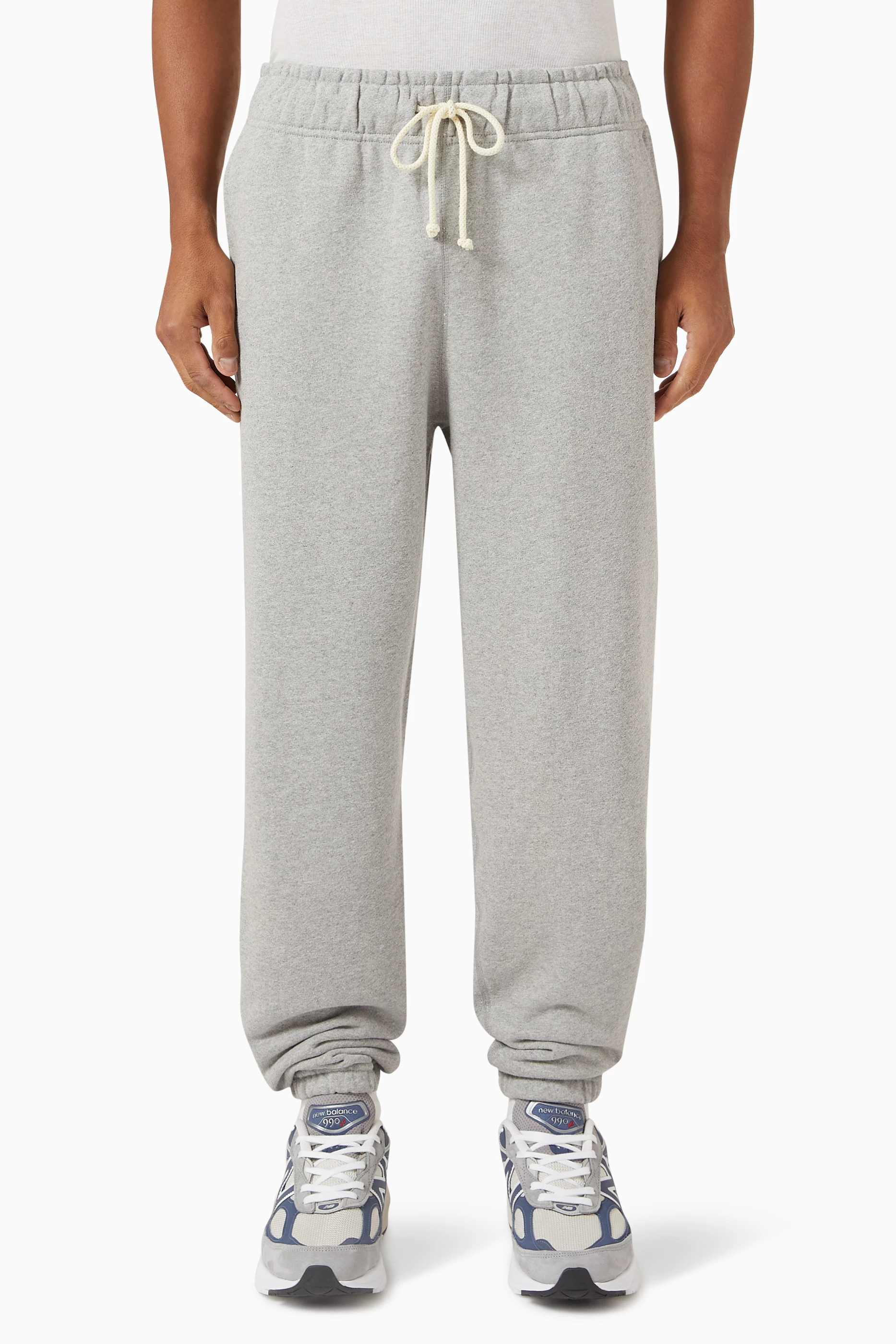 Grey new balance sweatpants sales