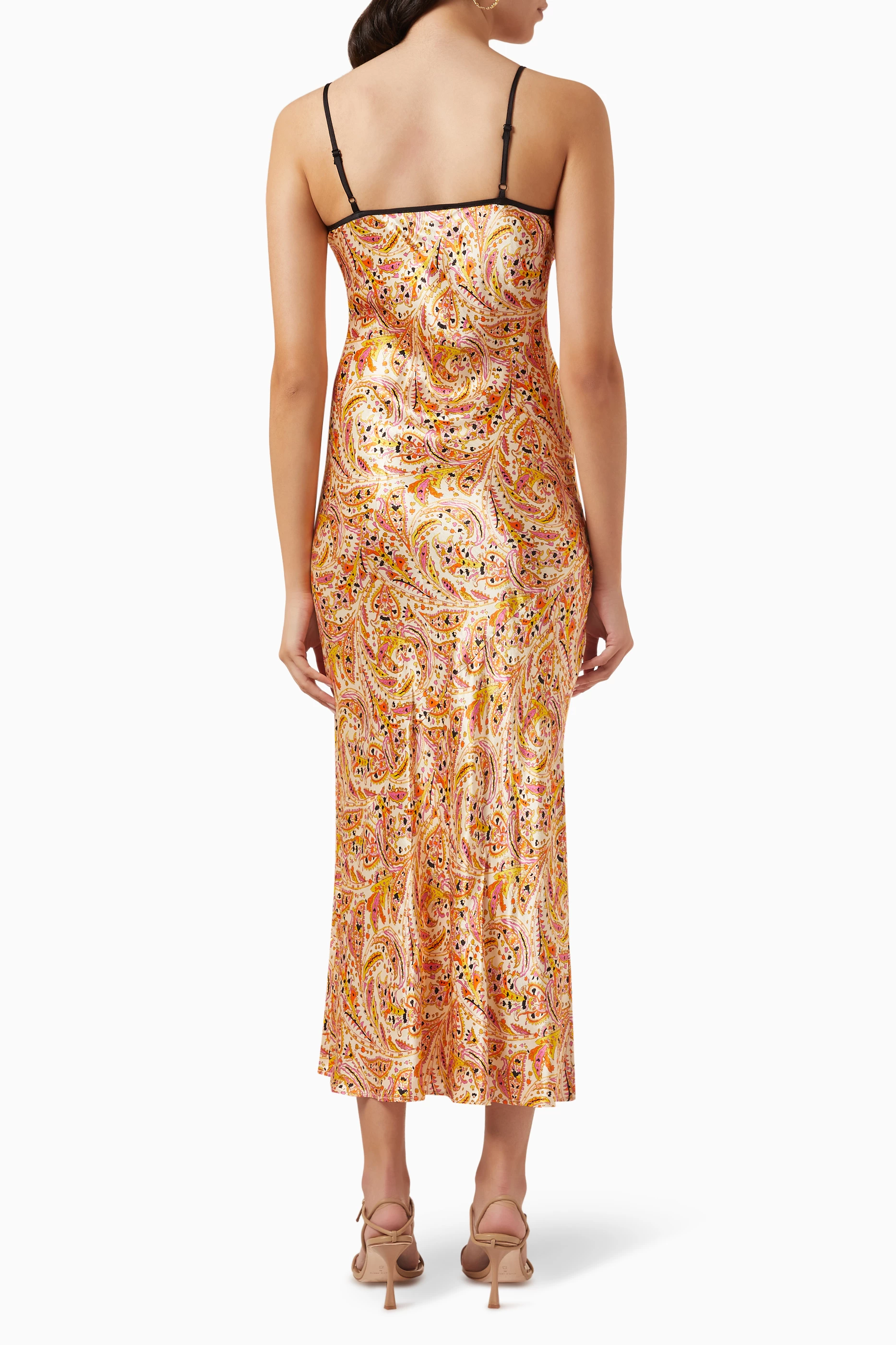 Paisley online slip dress