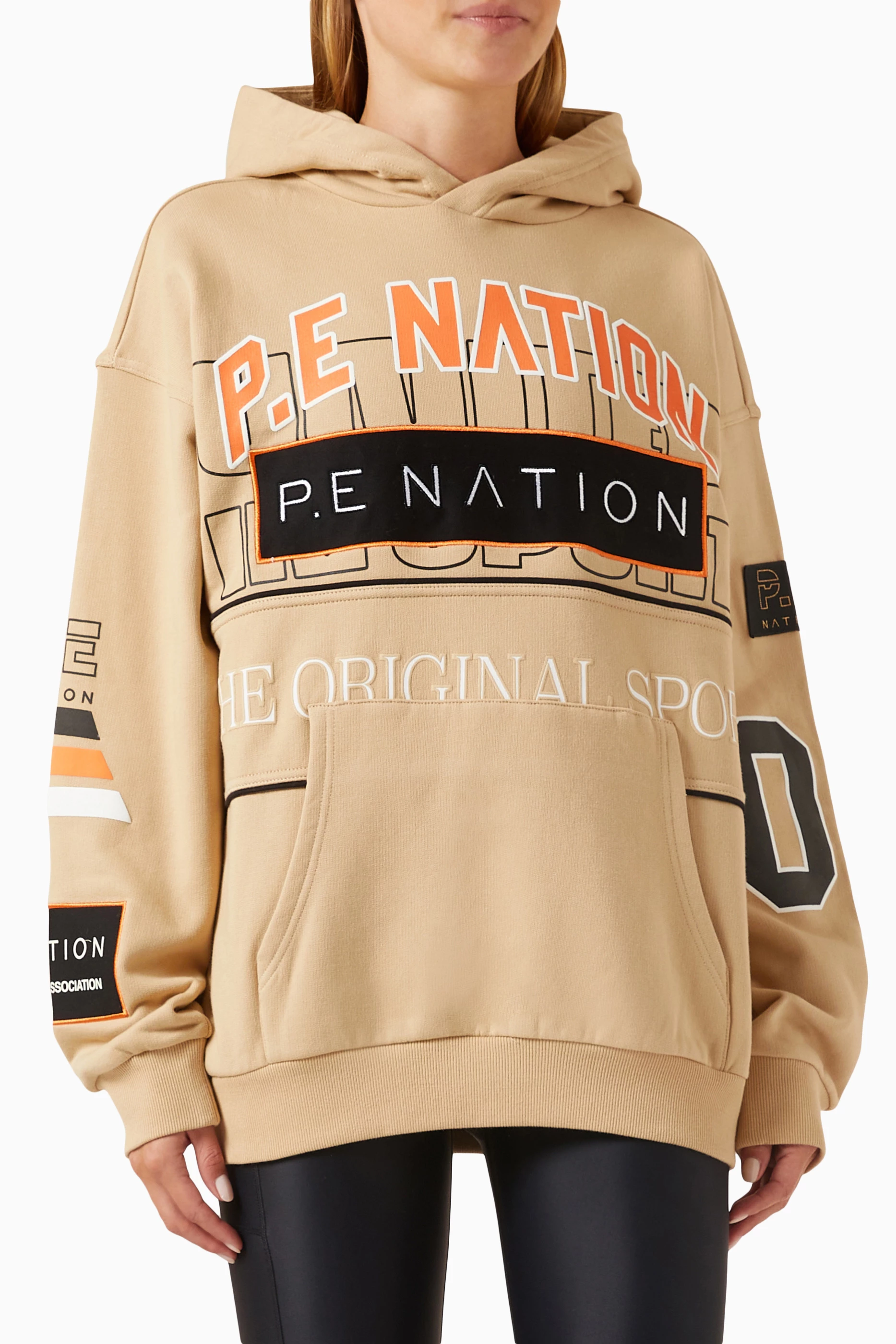 Buy P.E. Nation Neutral Defending Champion Hoodie in Brushed