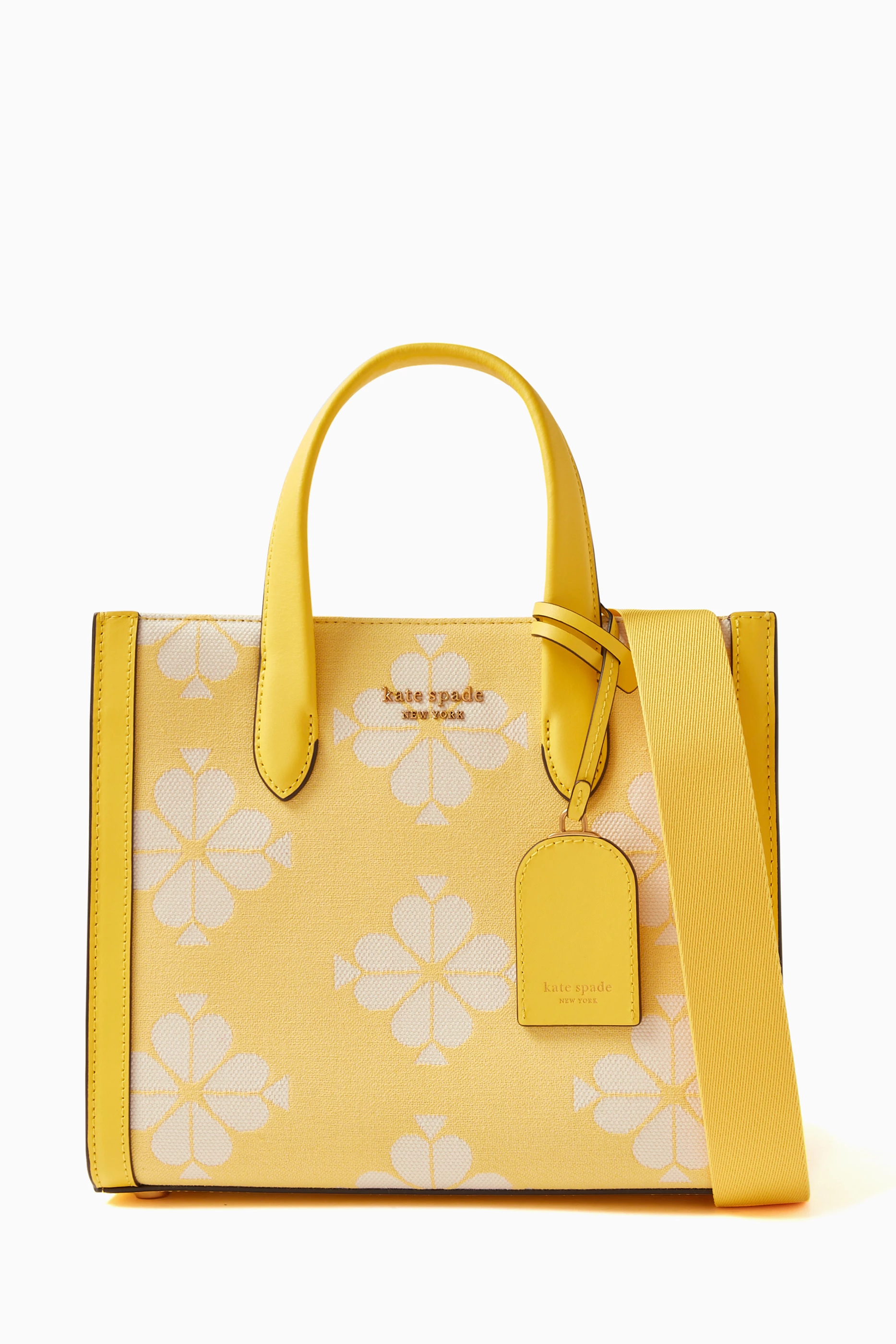 Kate spade yellow tote bag discount