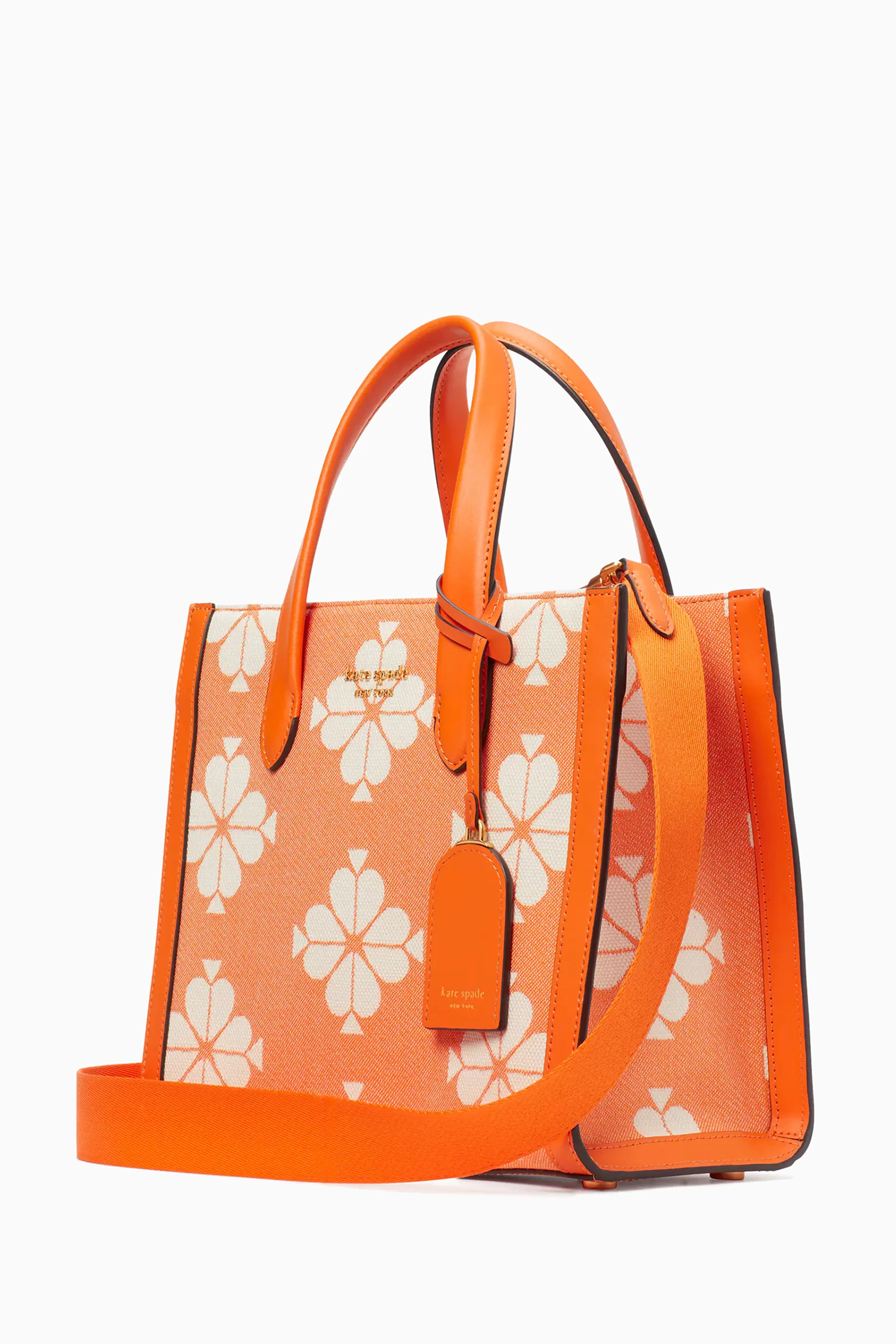 Kate spade orange best sale tote bag