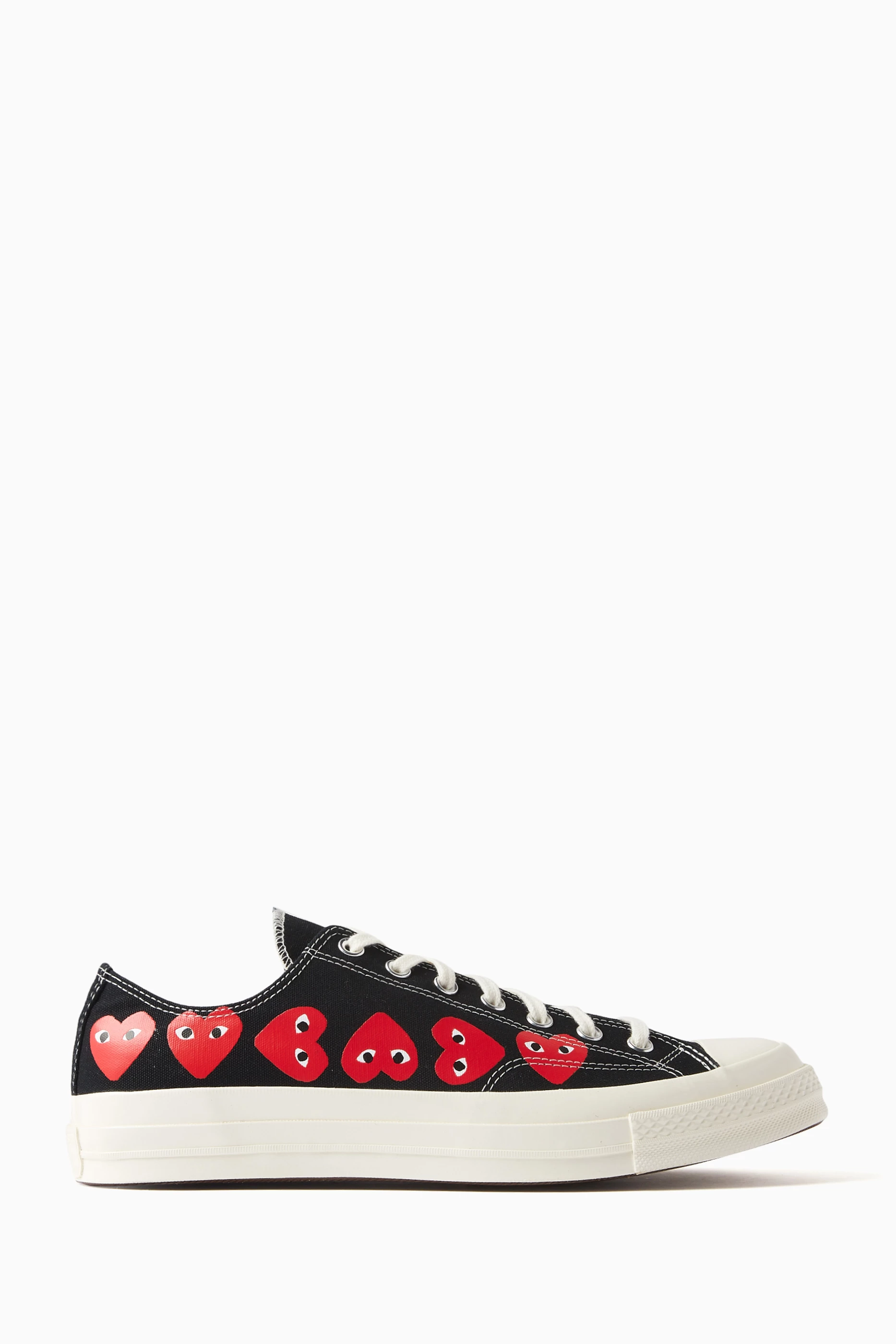 Buy Comme des Gar ons PLAY Black x Converse Chuck 70 Low Top
