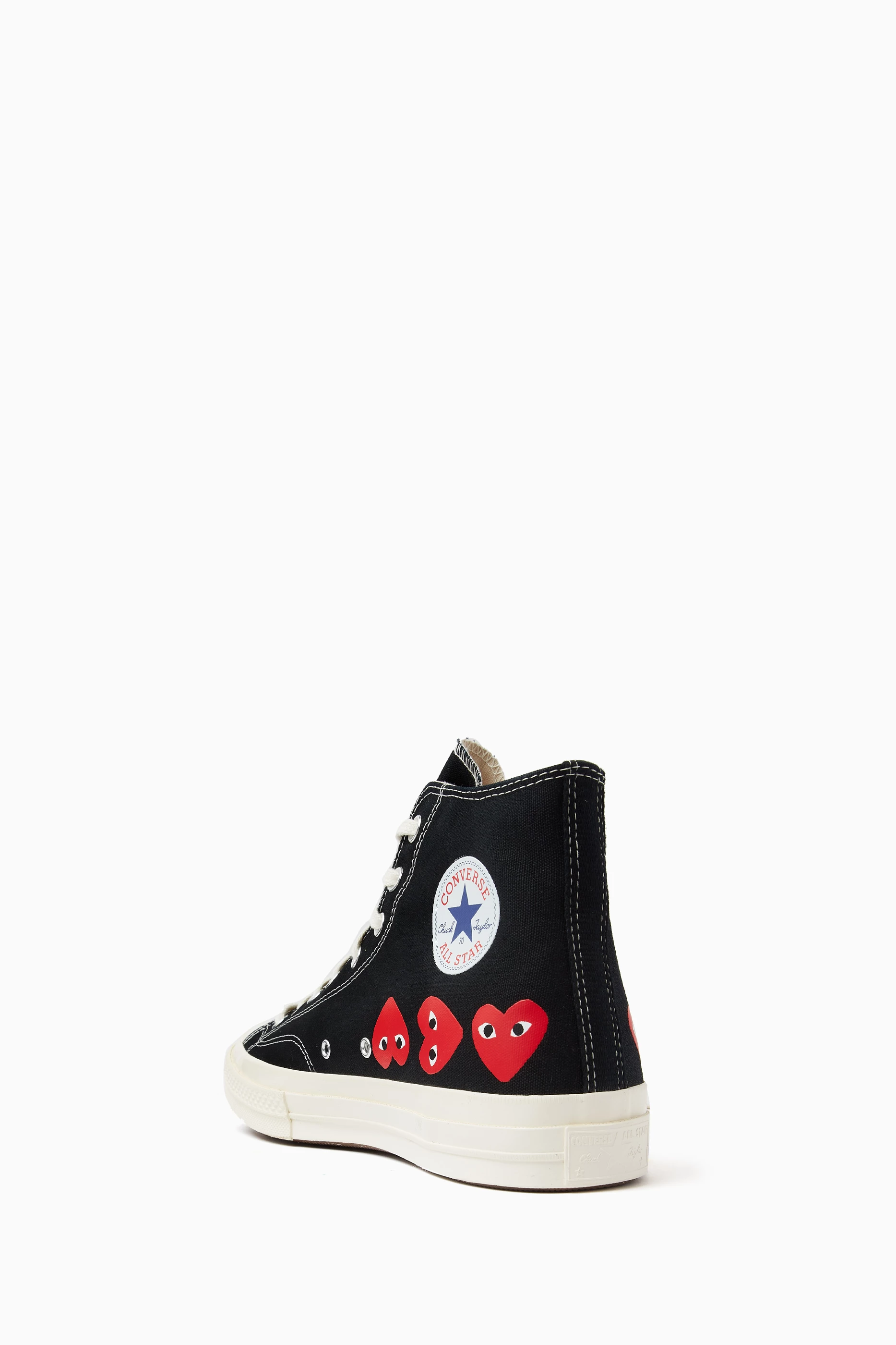 Buy Comme des Gar ons PLAY Black x Converse Chuck 70 High Top