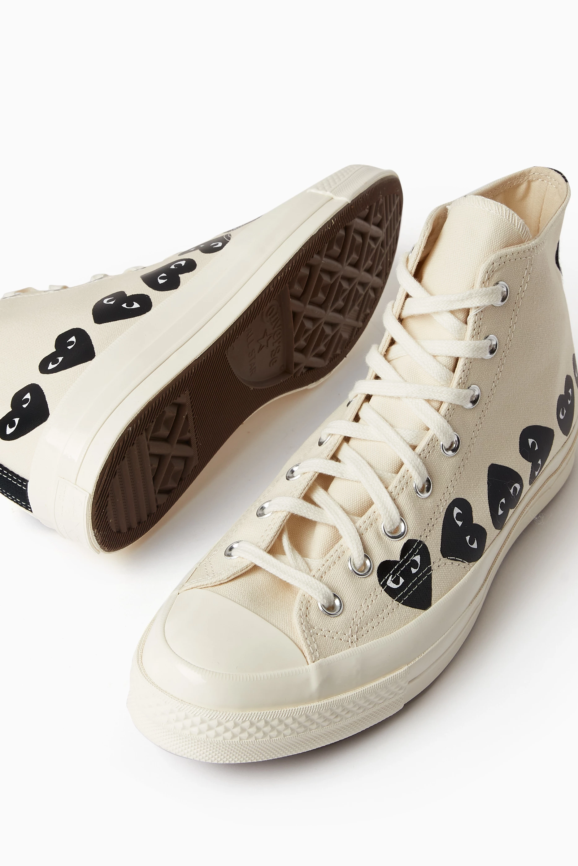 Converse play white high top store