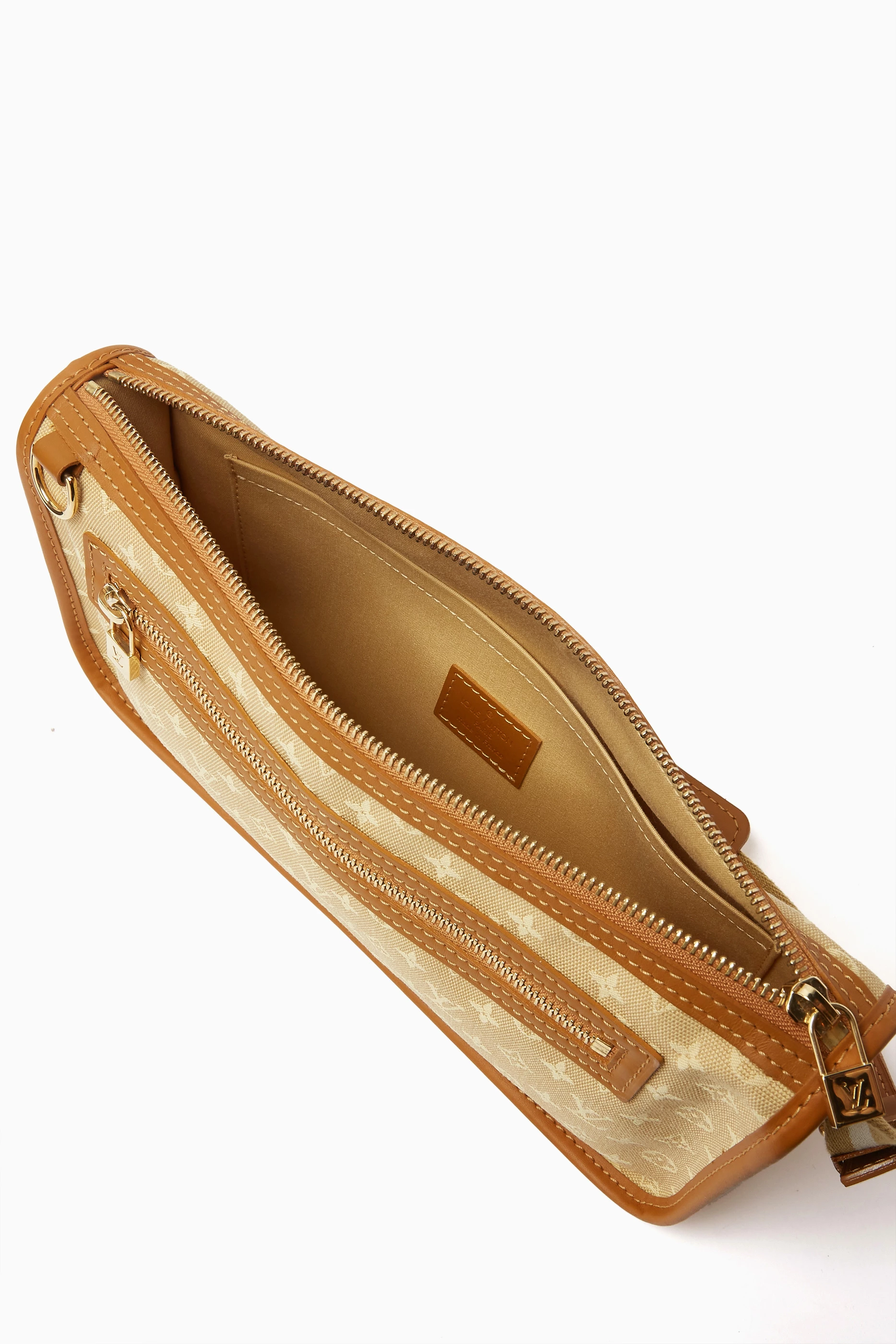 Louis Vuitton Vintage - Monogram Mini Lin Pochette Kathleen Bag - Pink - Monogram  Leather Handbag - Luxury High Quality - Avvenice