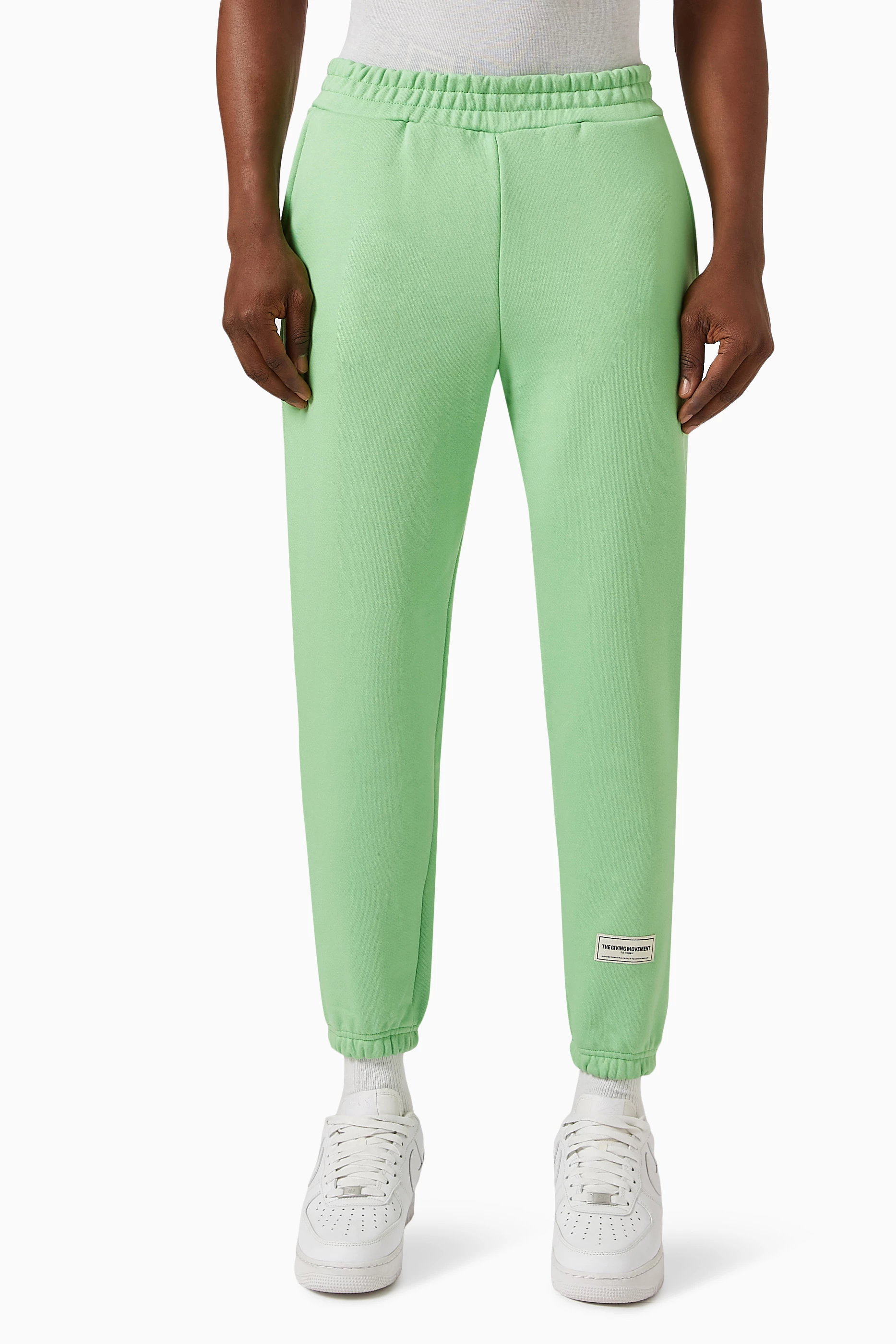 Green sweatpants hotsell