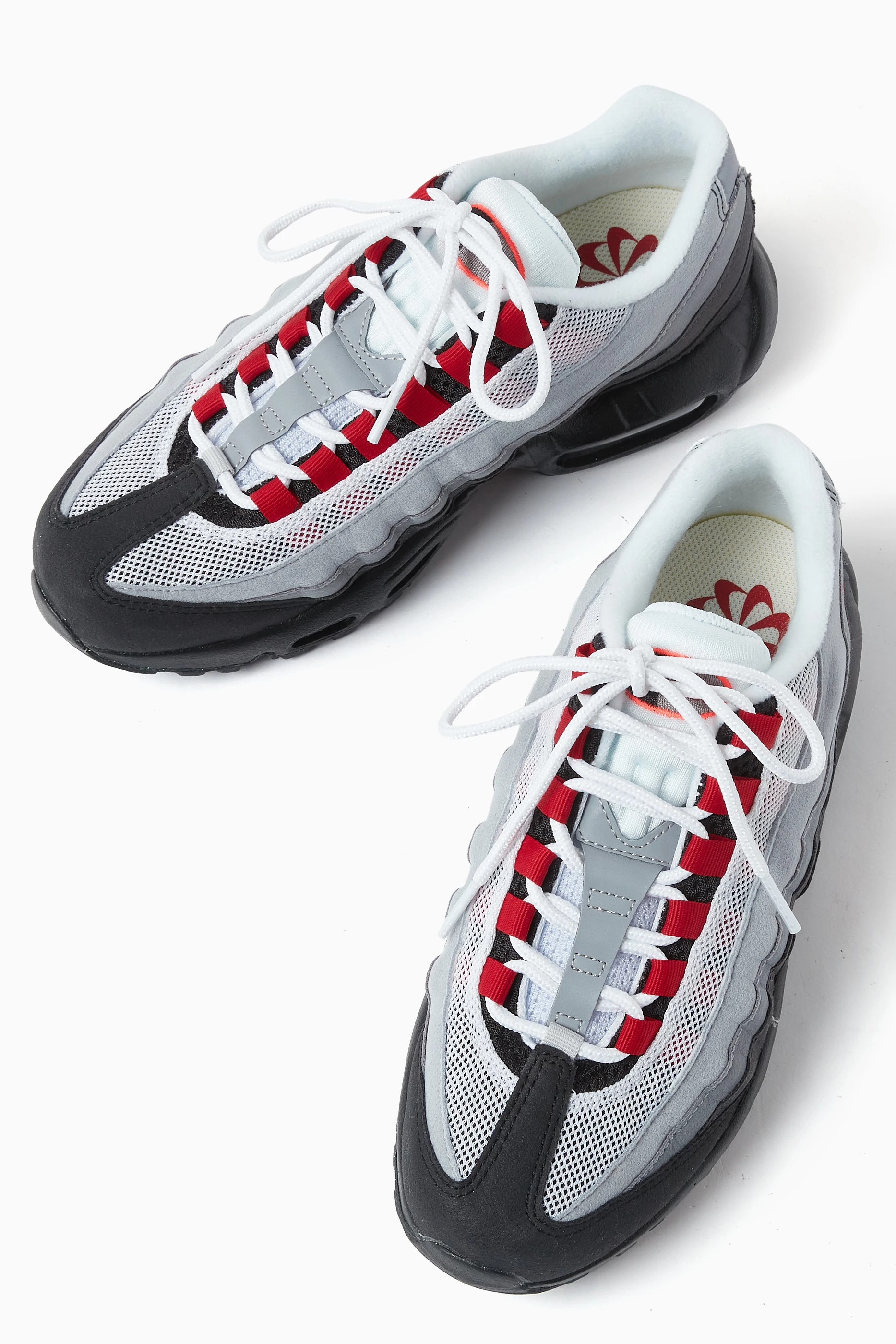 Nike air max 95 360 - white/black-solar red outlet