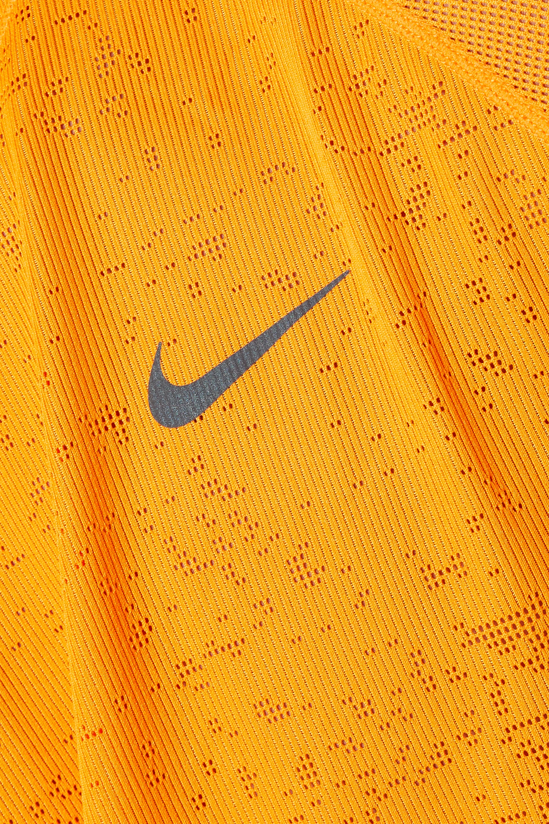 Orange nike dri fit shirt sale