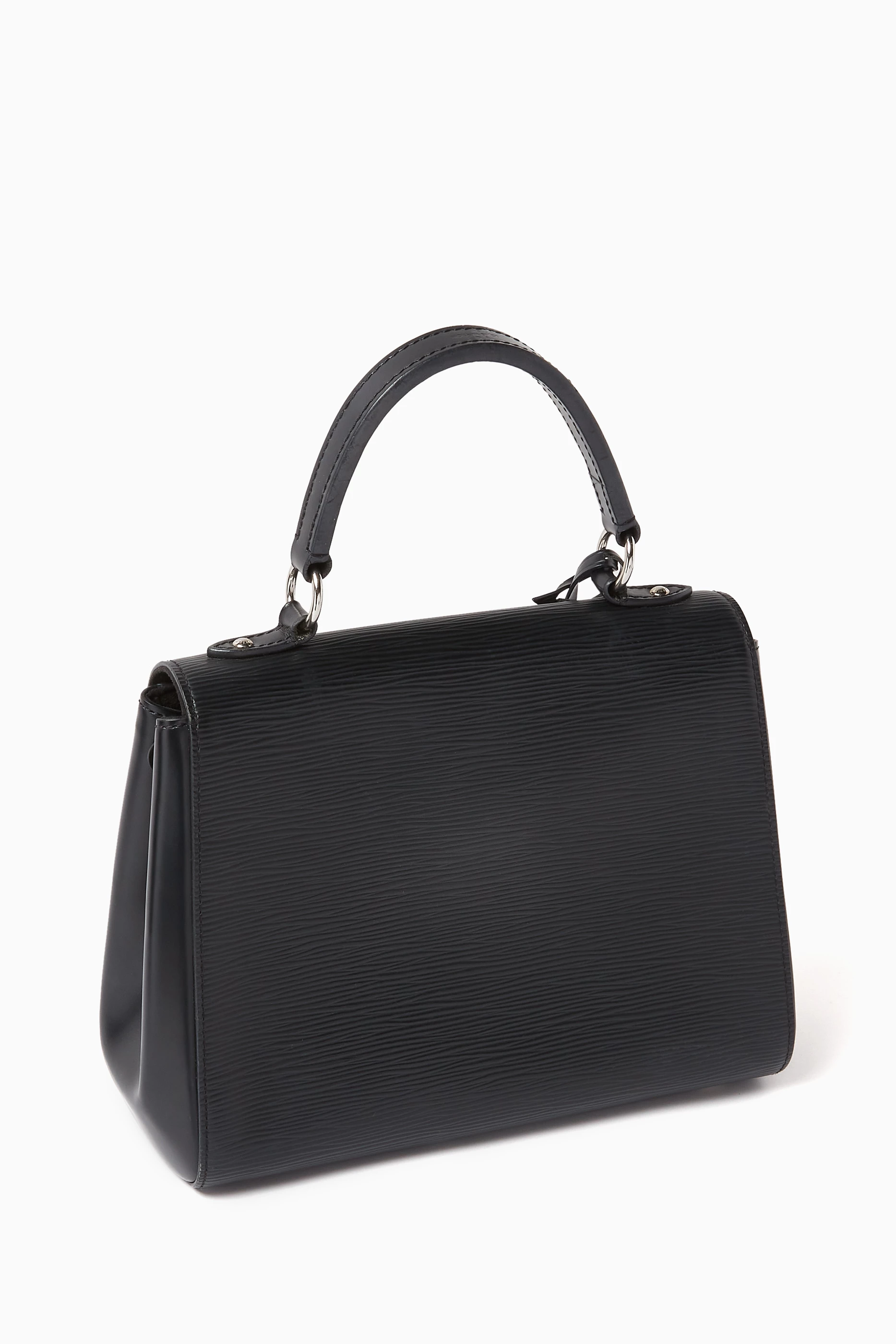 Buy Louis Vuitton Pre Loved Black Cluny BB Top handle Bag in Epi Leather for Women in UAE Ounass