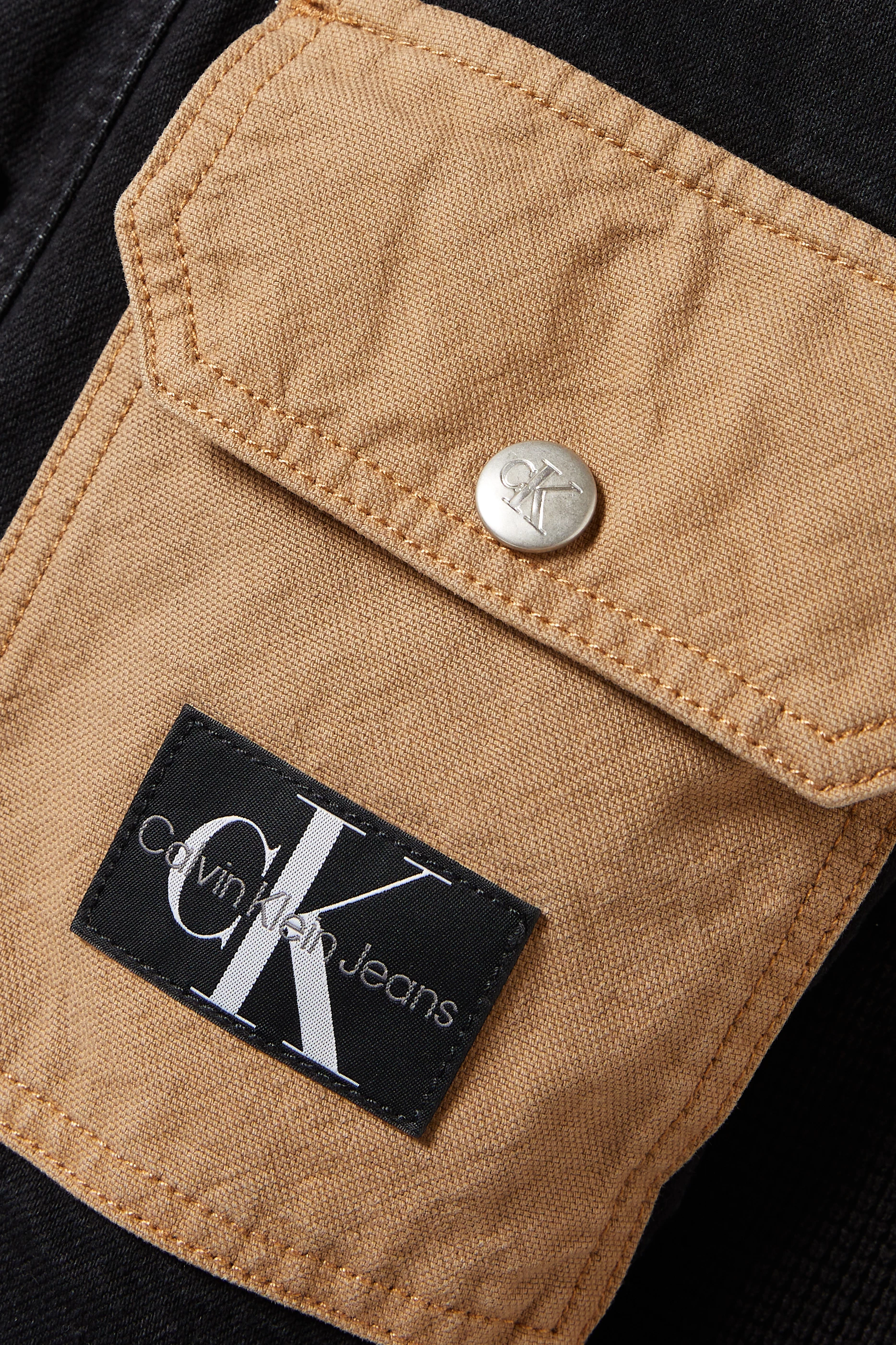 Buy Calvin Klein Jeans Black Padded Vest in Denim for Men in UAE