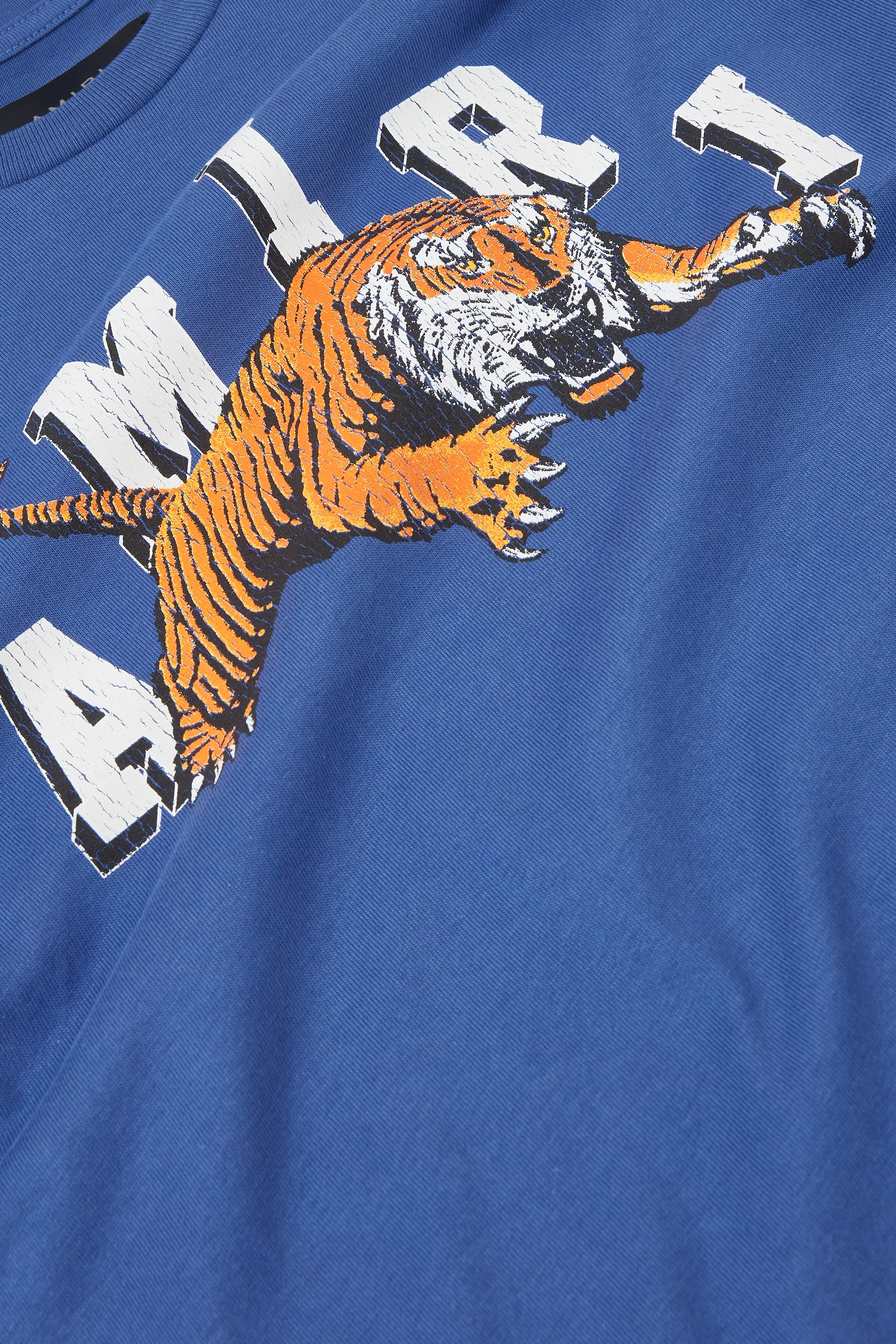 Orange tiger top t shirt