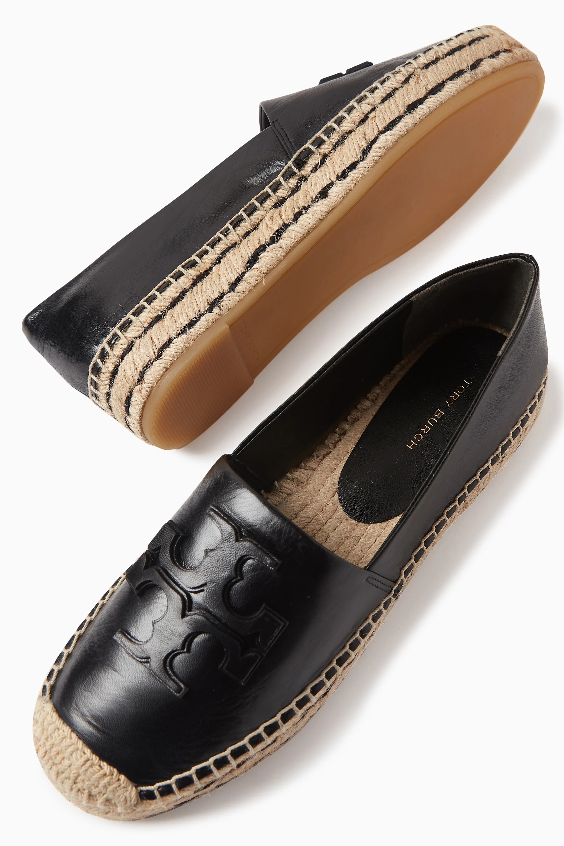 Tory burch black espadrilles sale