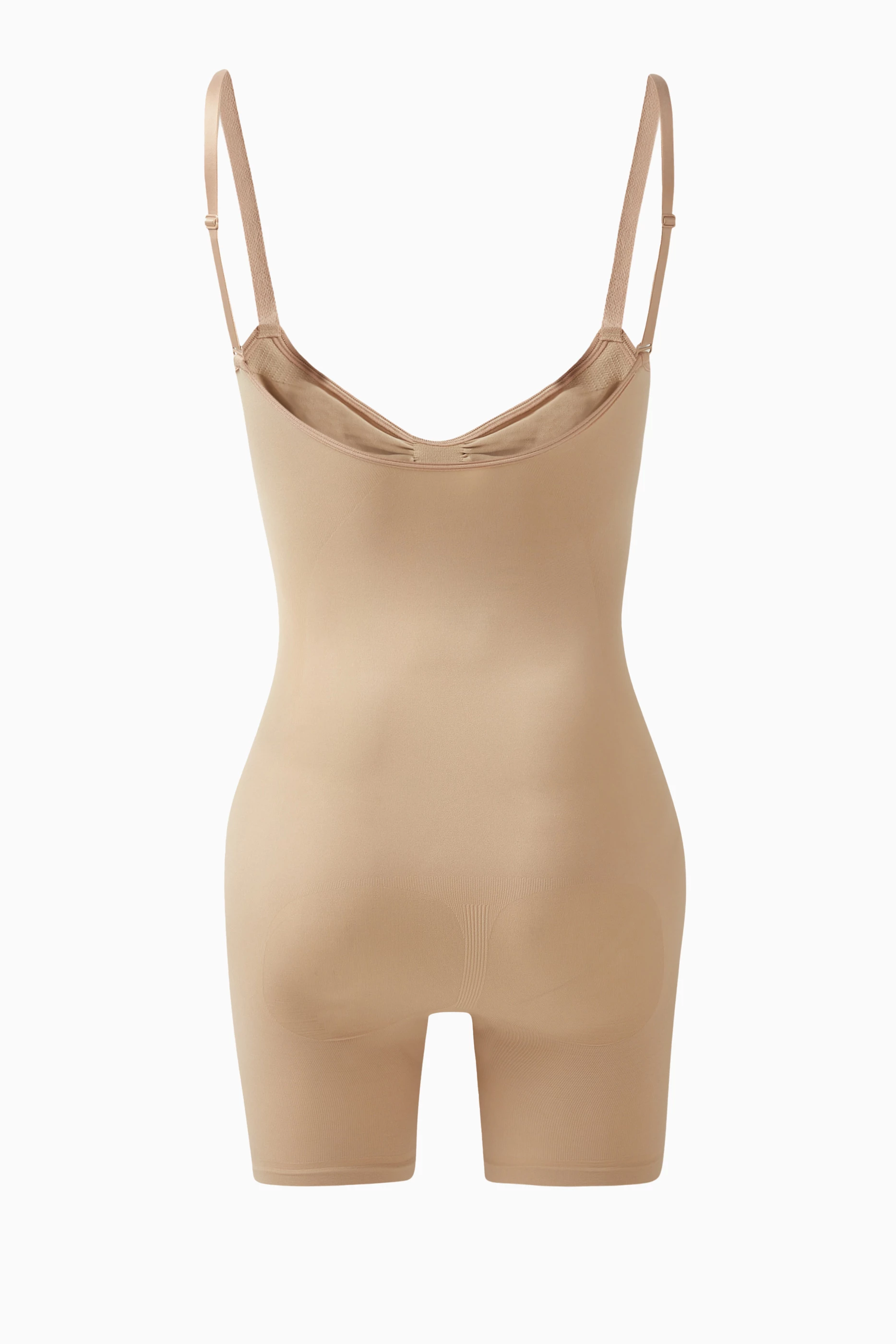 Buy SKIMS Grey Seamless Sculpt Mid Thigh Bodysuit for Women in UAE