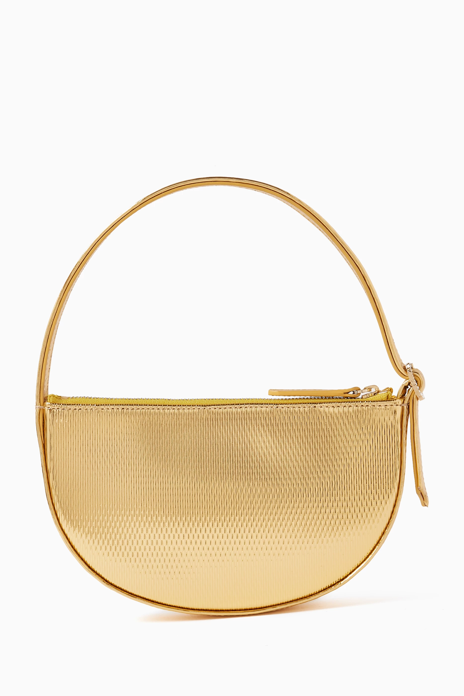 Gold on sale round bag