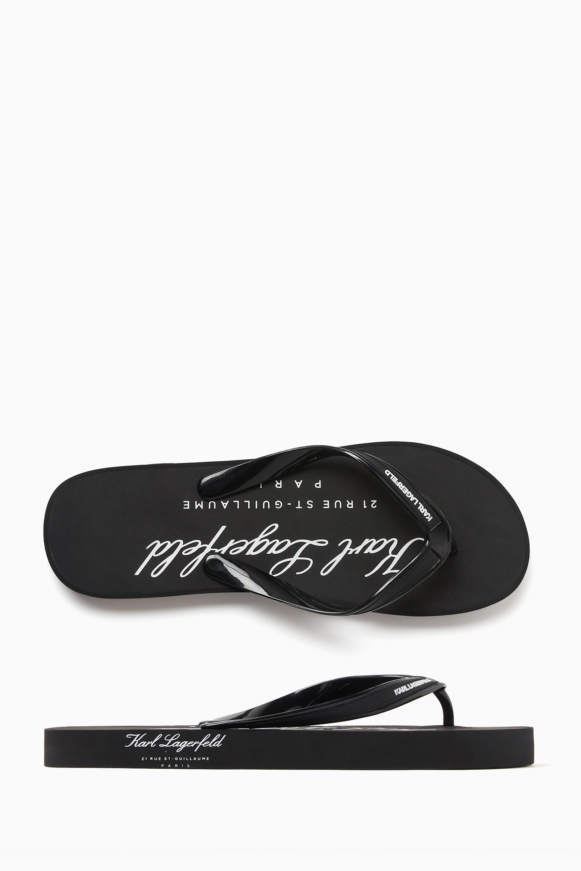 Flip flops karl lagerfeld sales