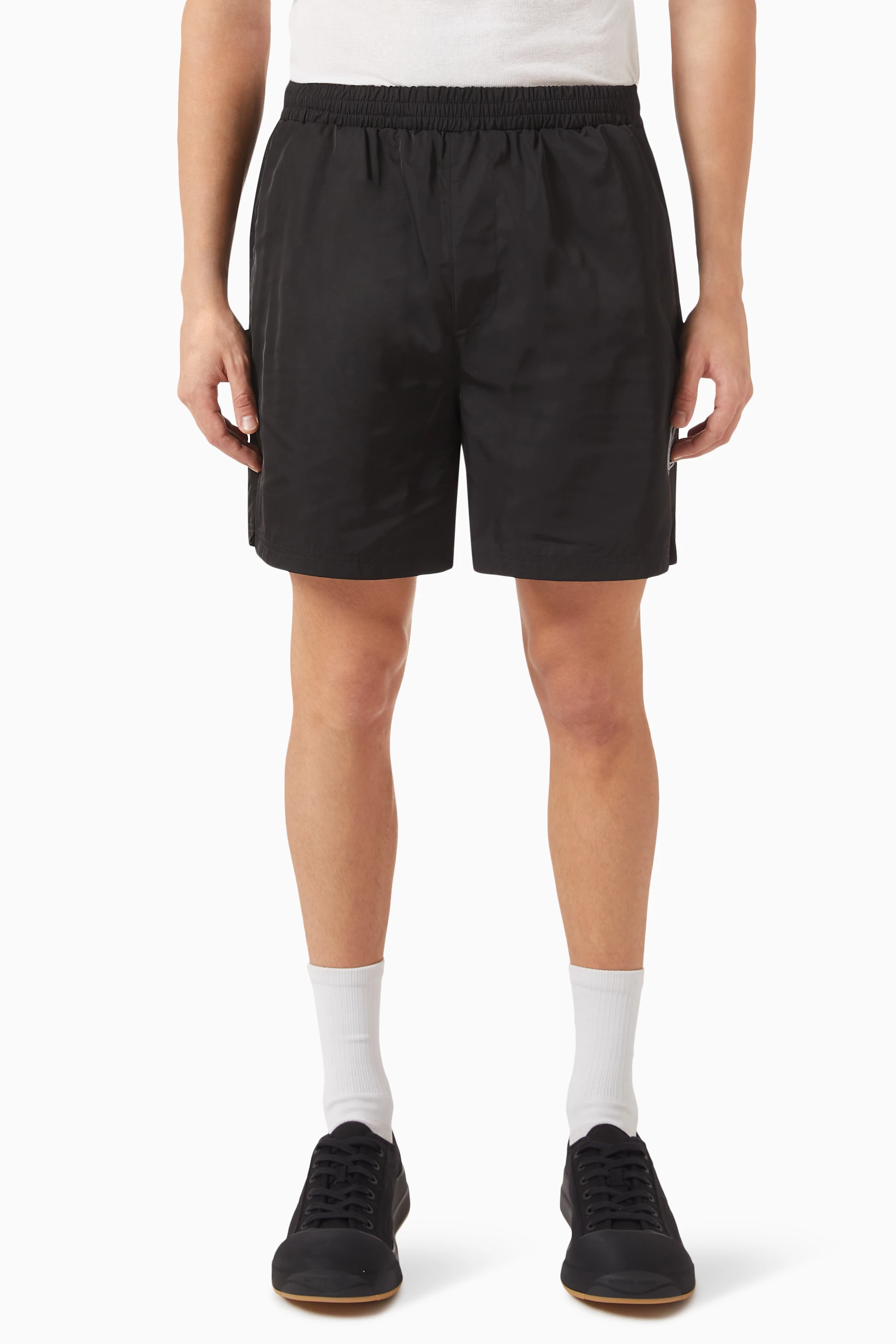 Mens nylon best sale shorts