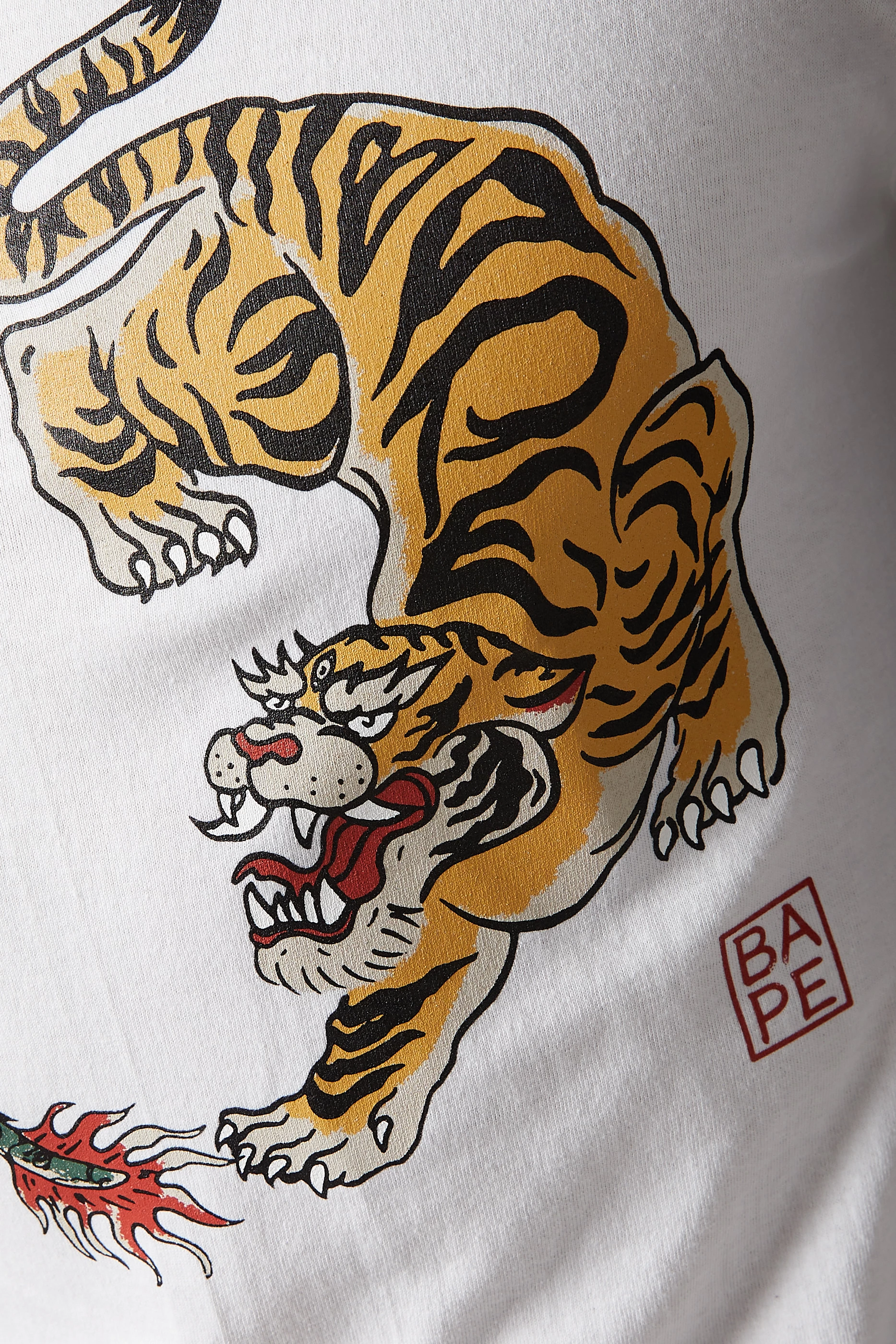 Bape tiger t shirt sales