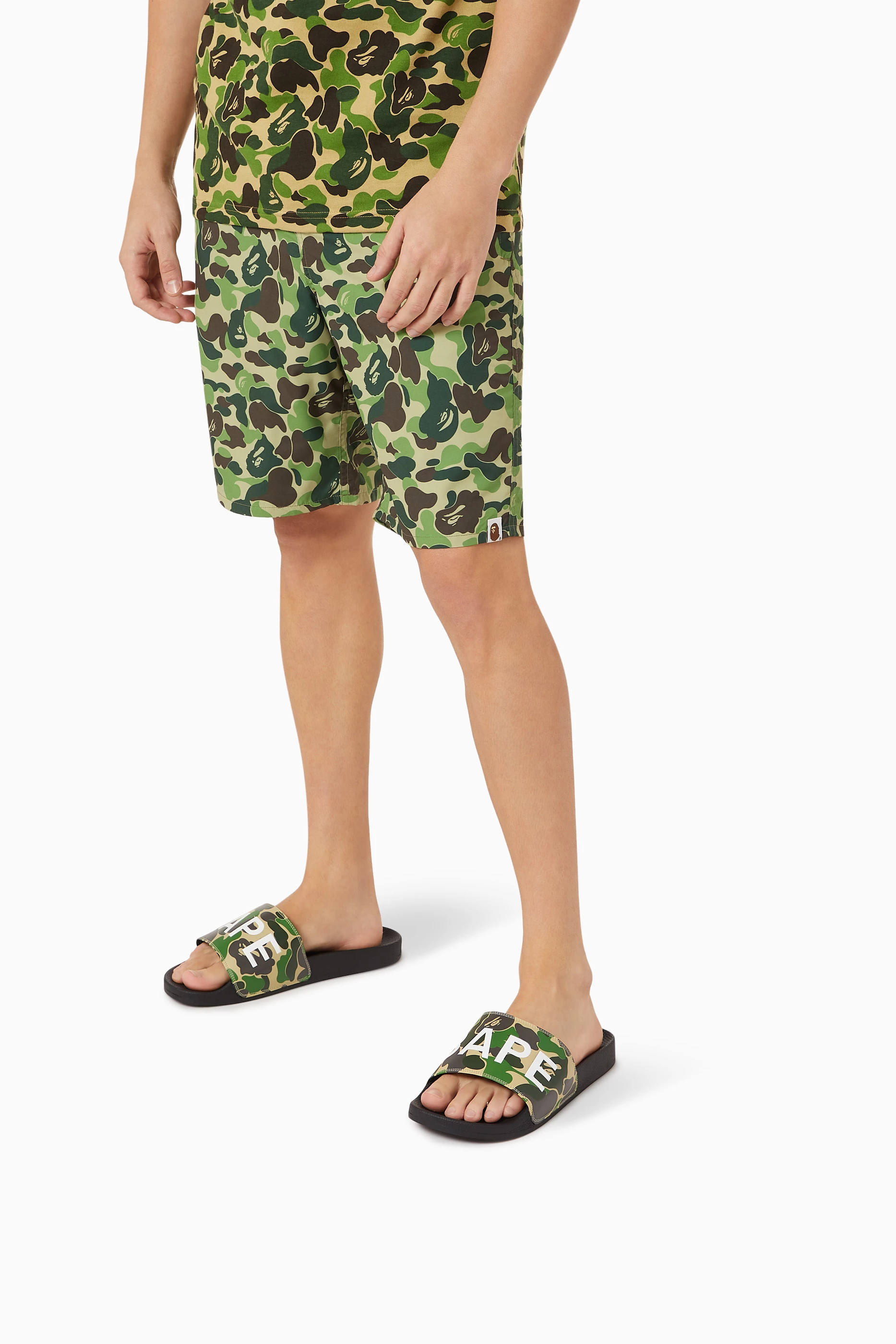 Bape shark cheap flip flops