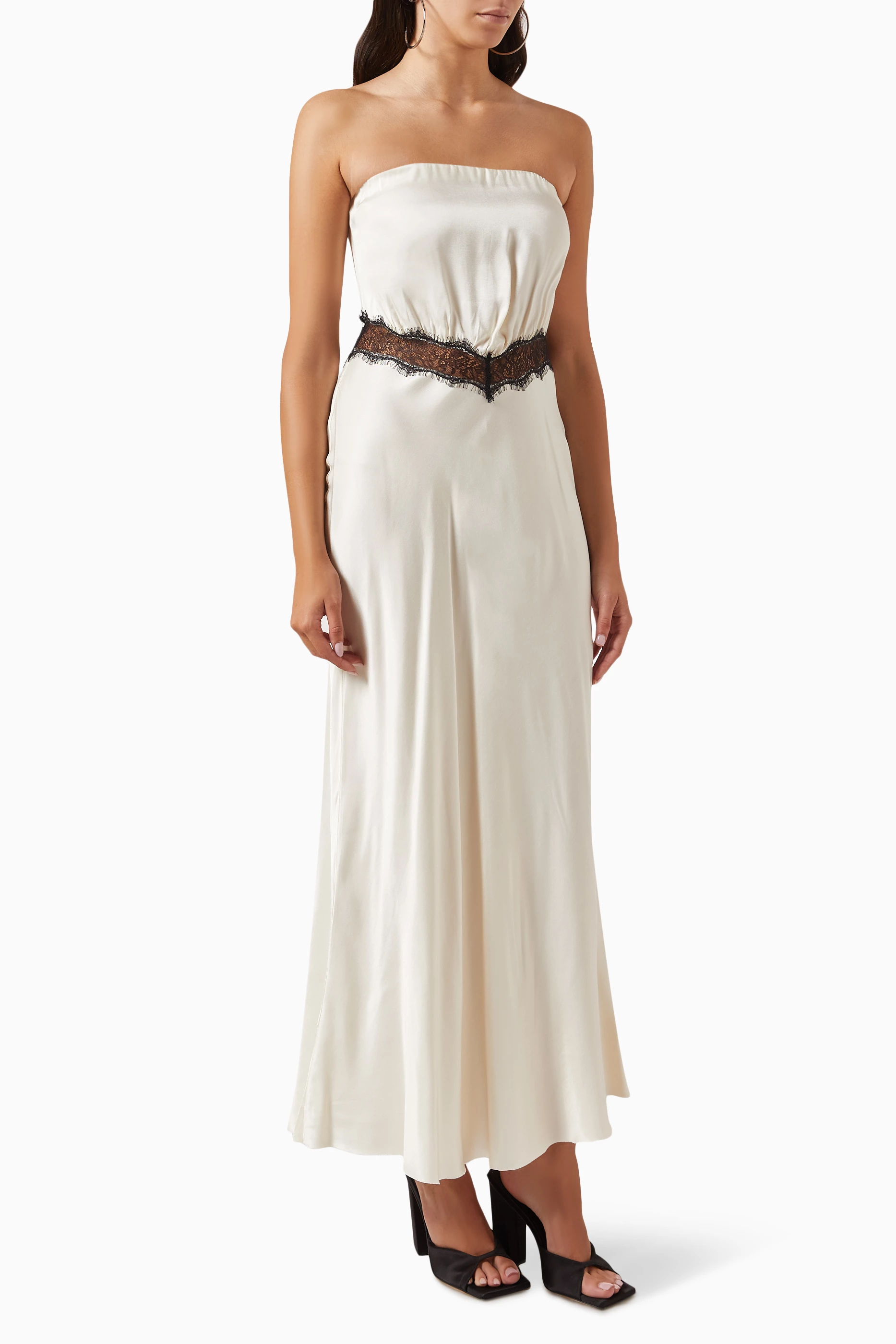 Bec and bridge hotsell white strapless dress