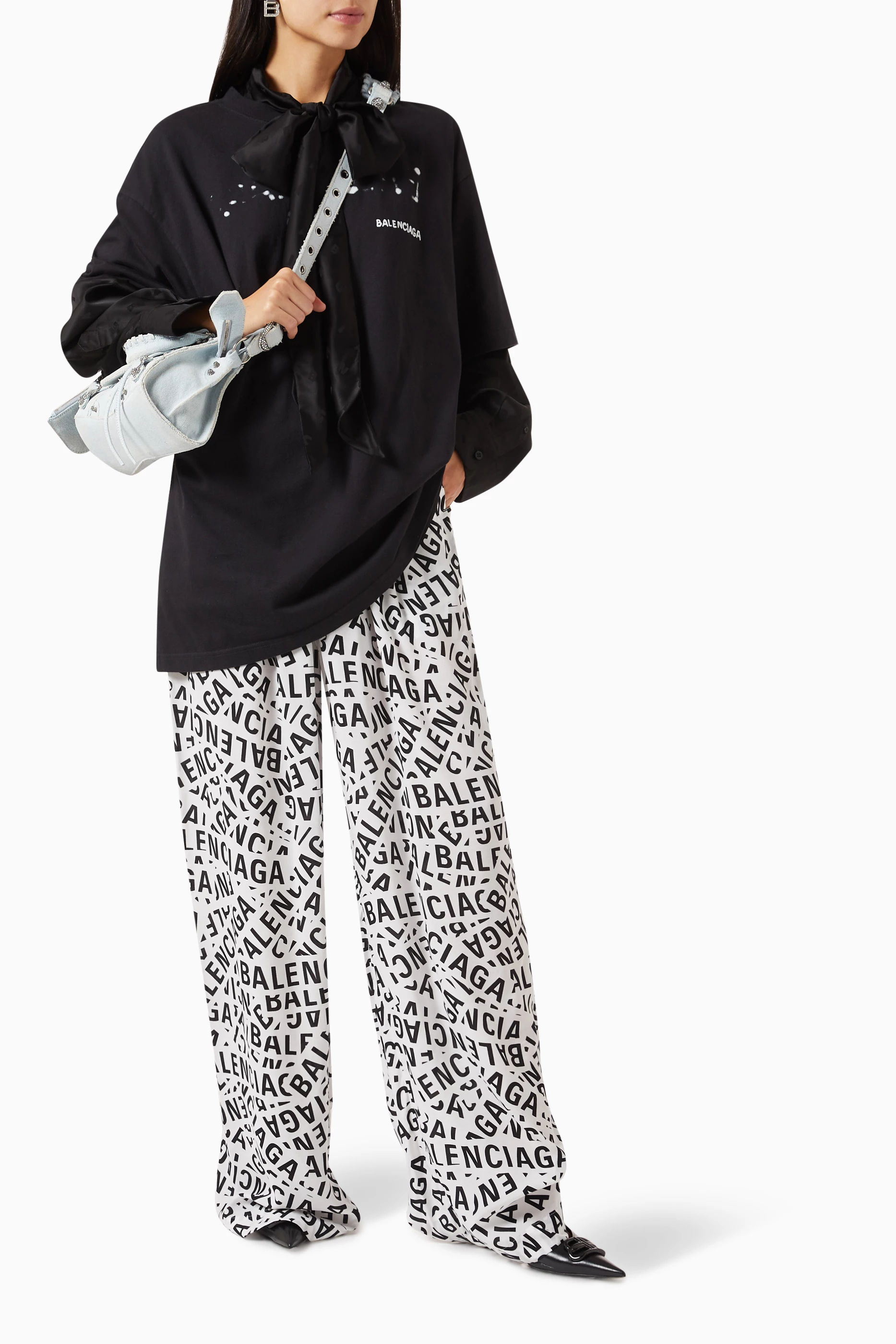 Balenciaga sweatsuit hot sale womens white