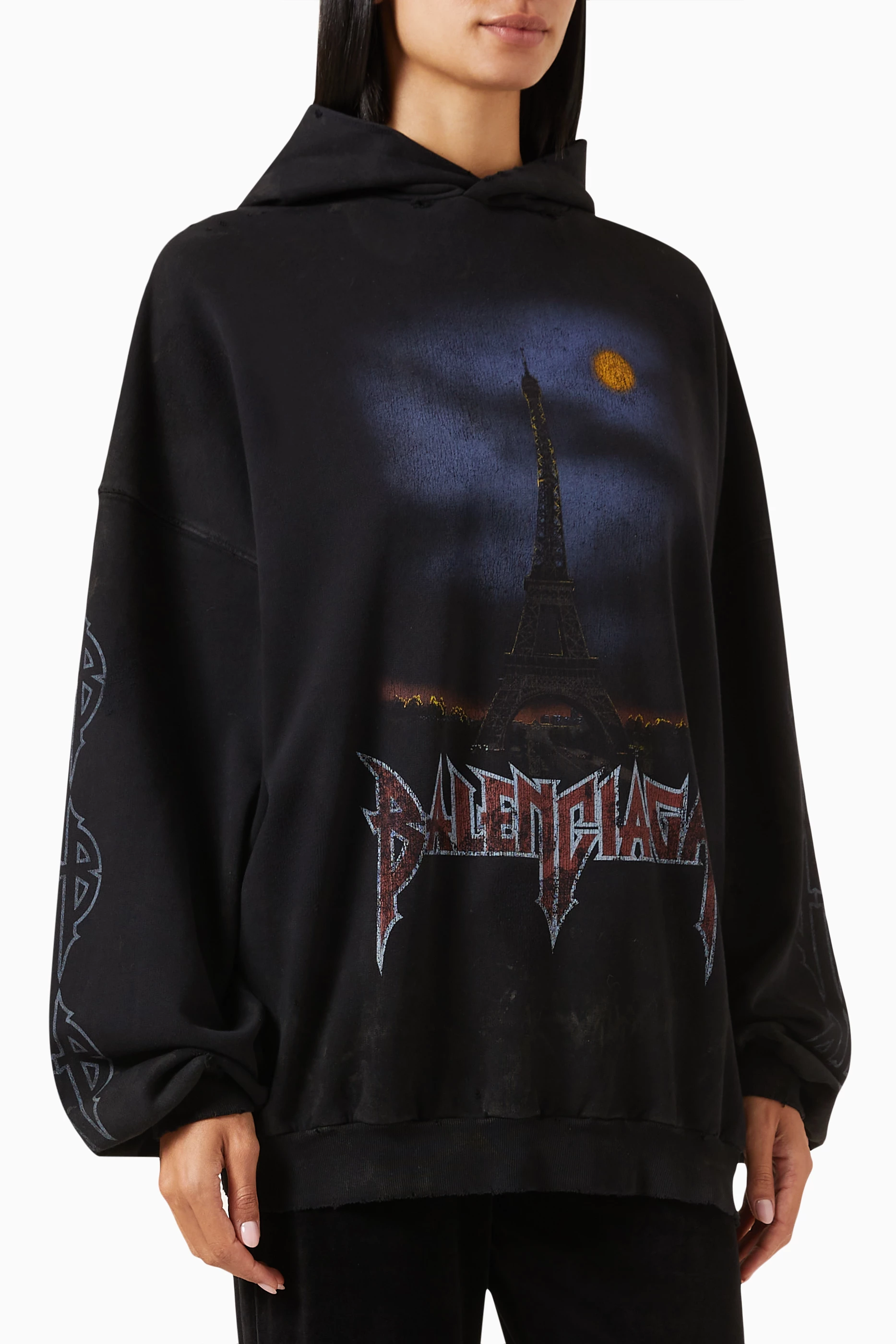 Balenciaga pocket hoodie new arrivals