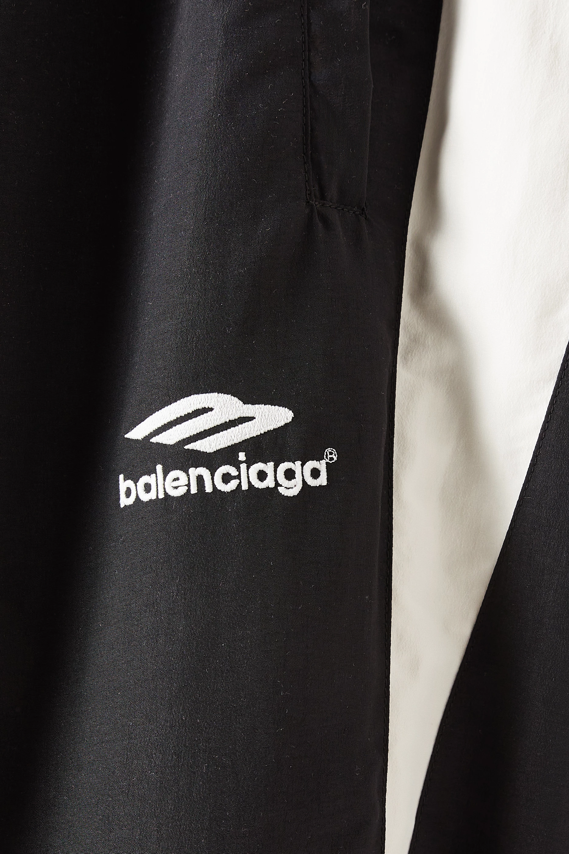 Balenciaga top sweatsuit silver