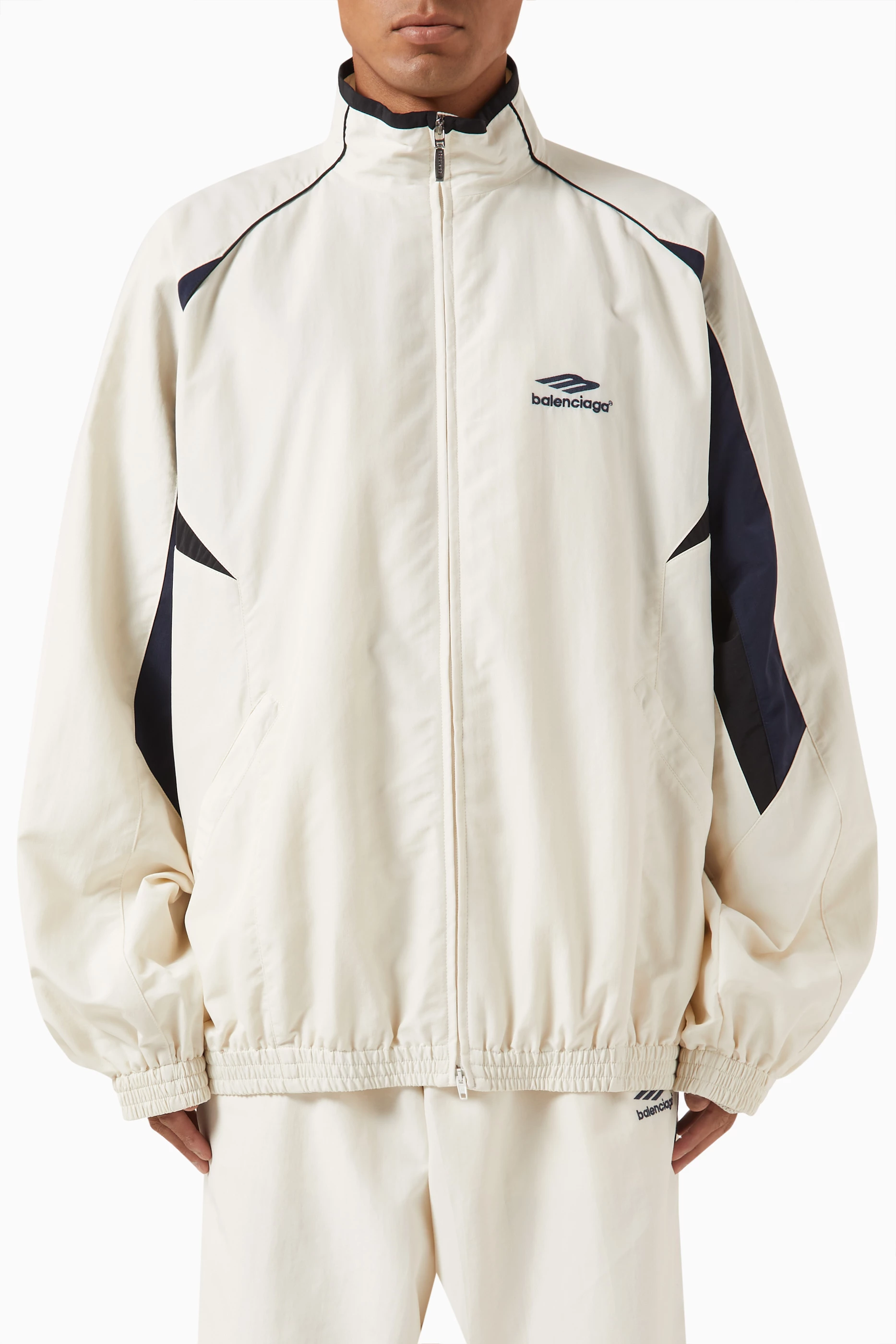 Balenciaga windbreaker white sales