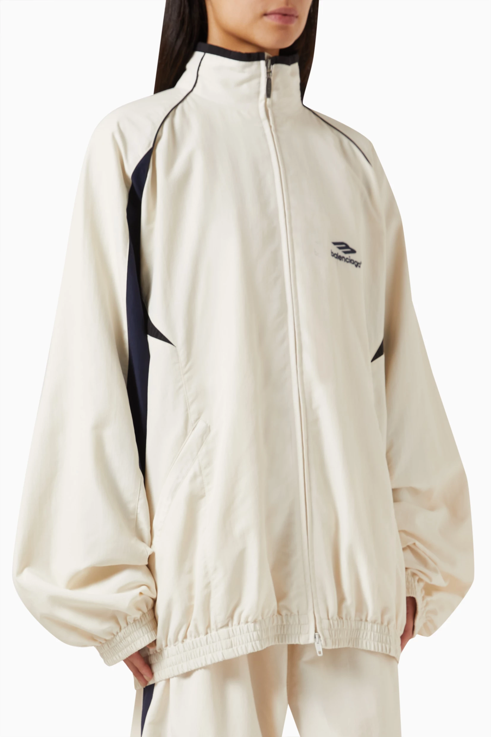 Balenciaga clearance windbreaker white