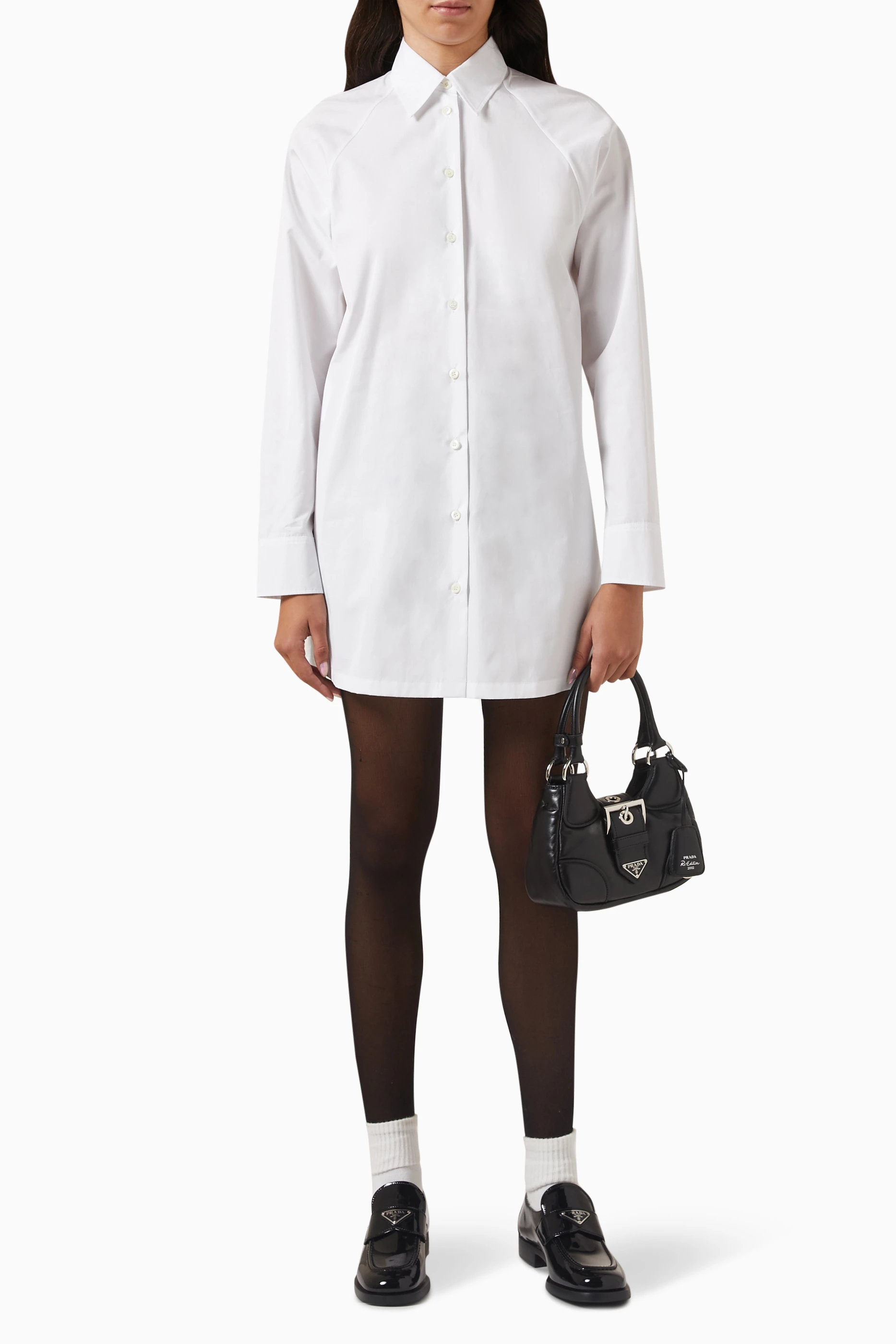 Prada top shirt dress