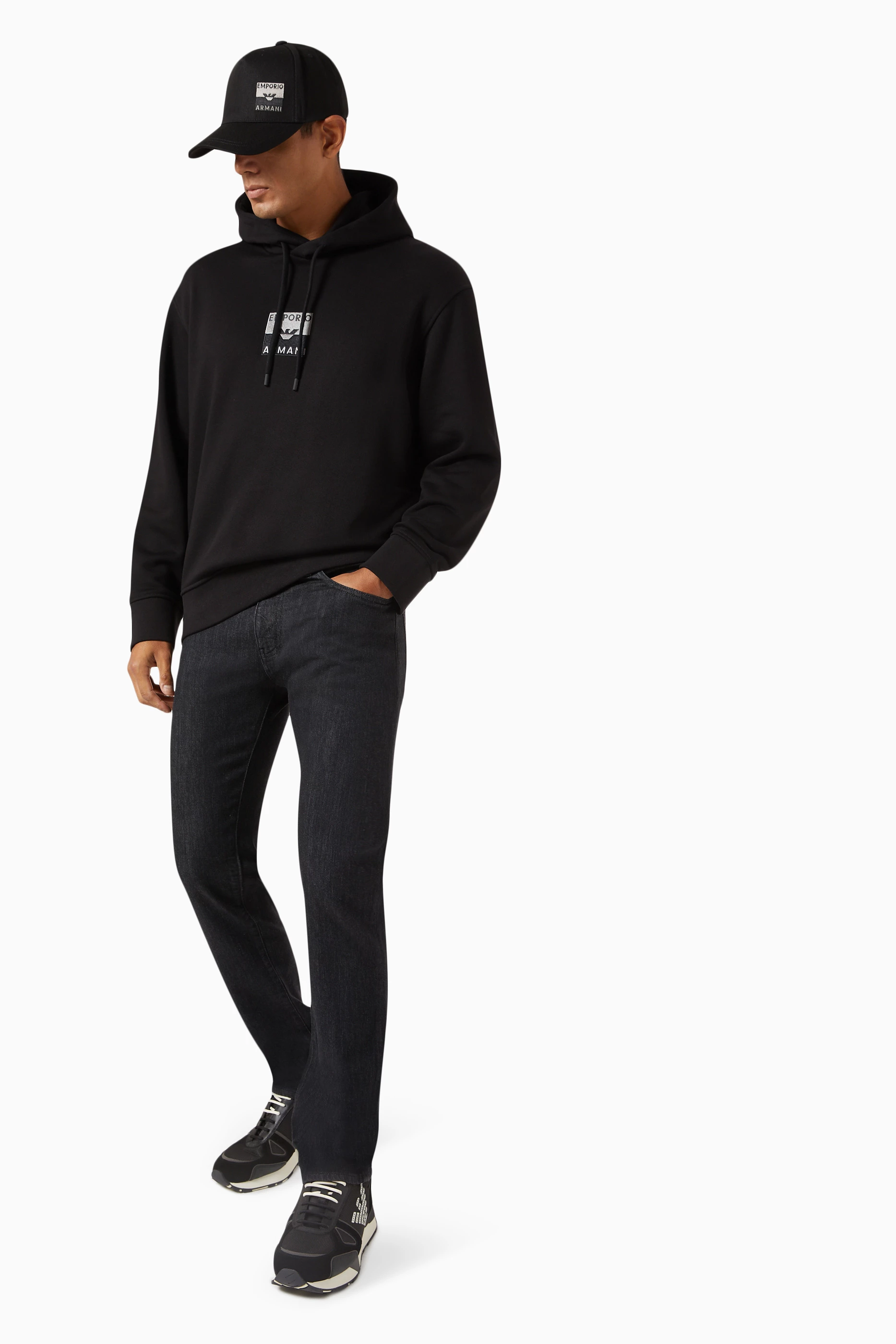 Armani jeans hoodie sale shop