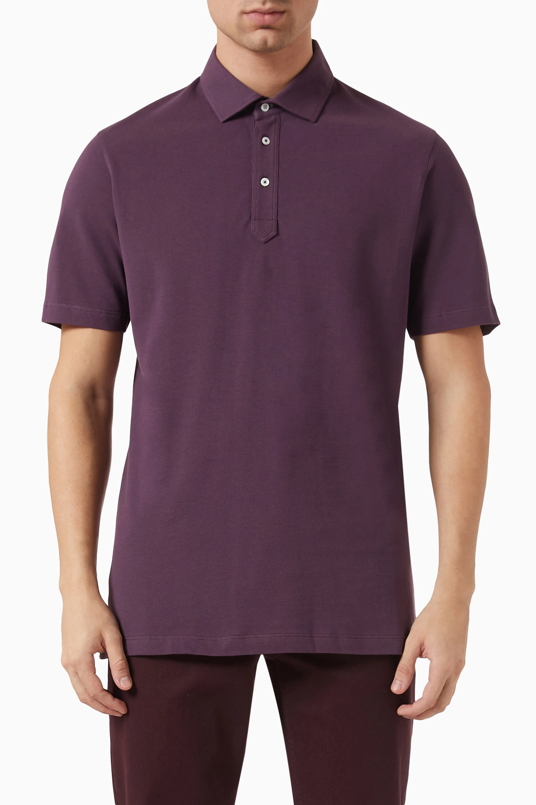 Purple polo sale