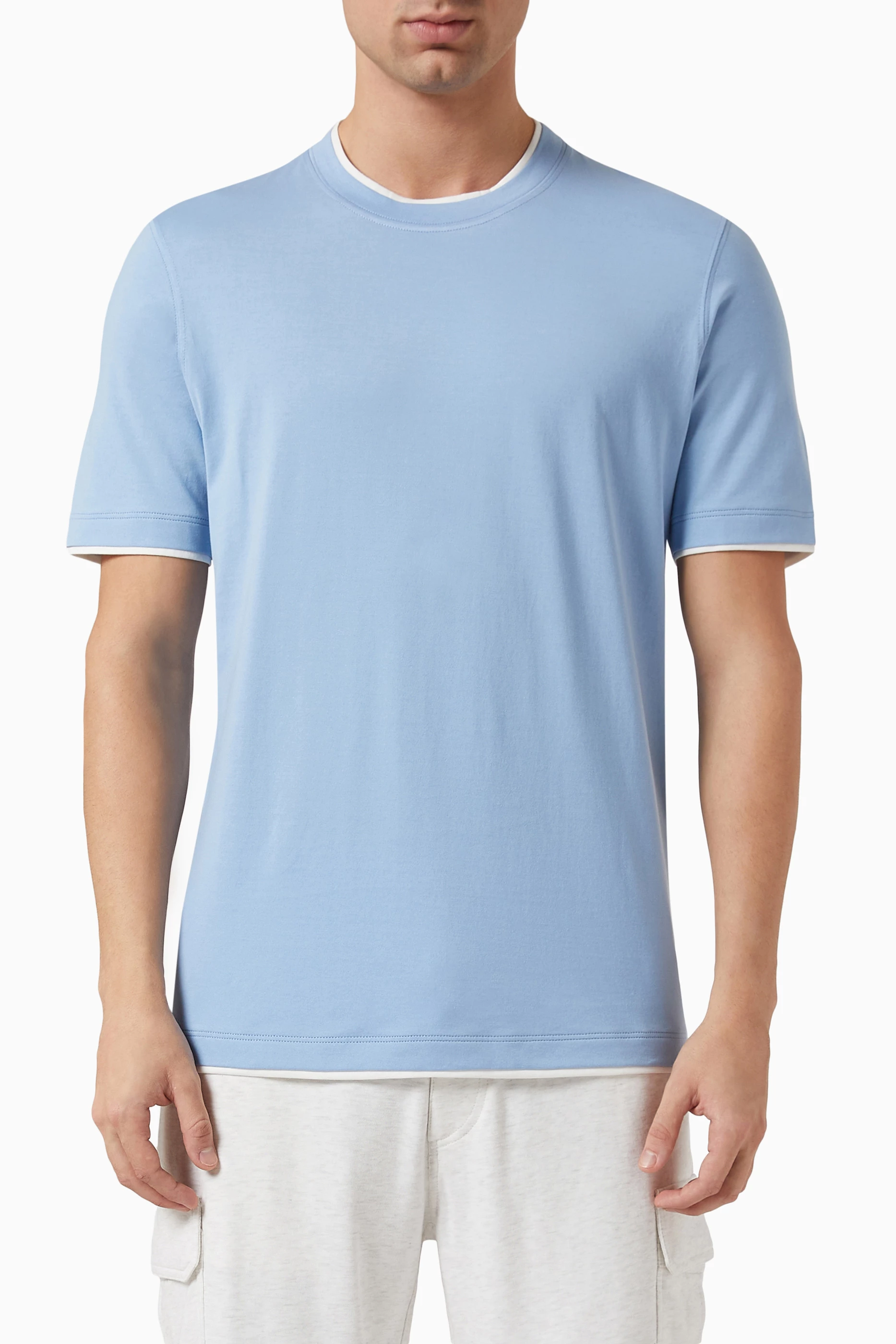 Blue sales t shirt