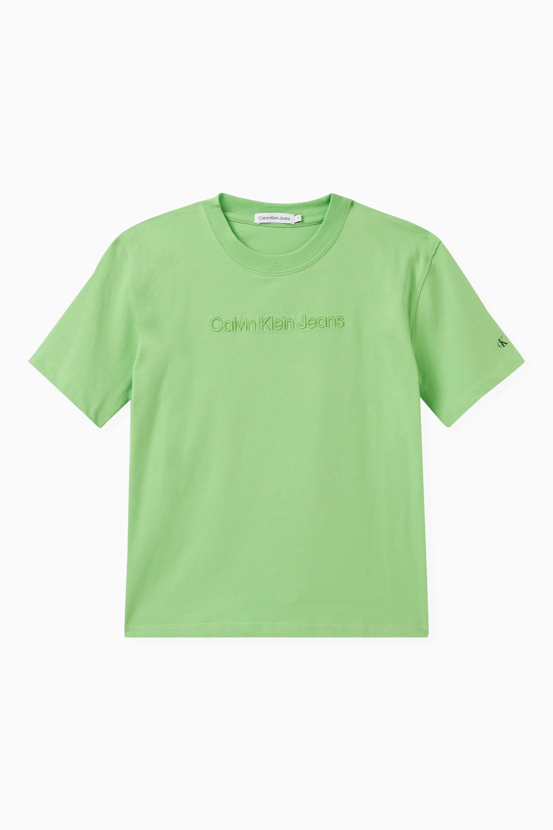 Calvin klein green t shirt 2025