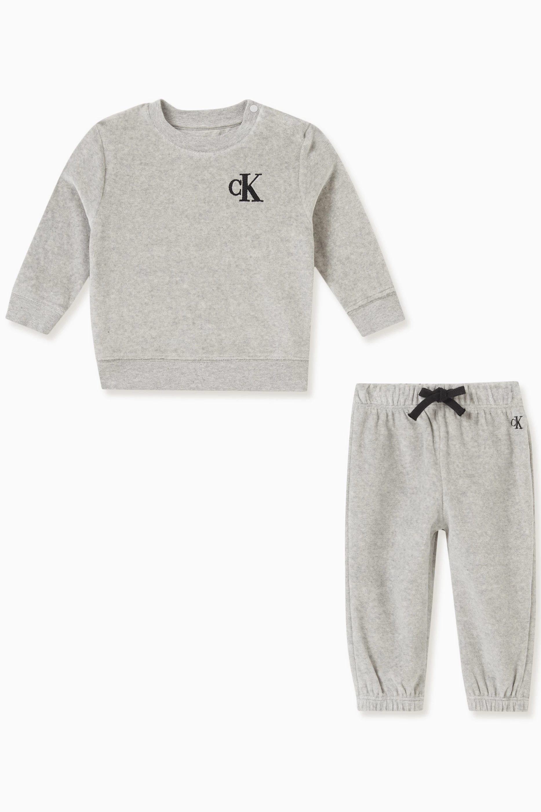 Calvin klein velvet set sale