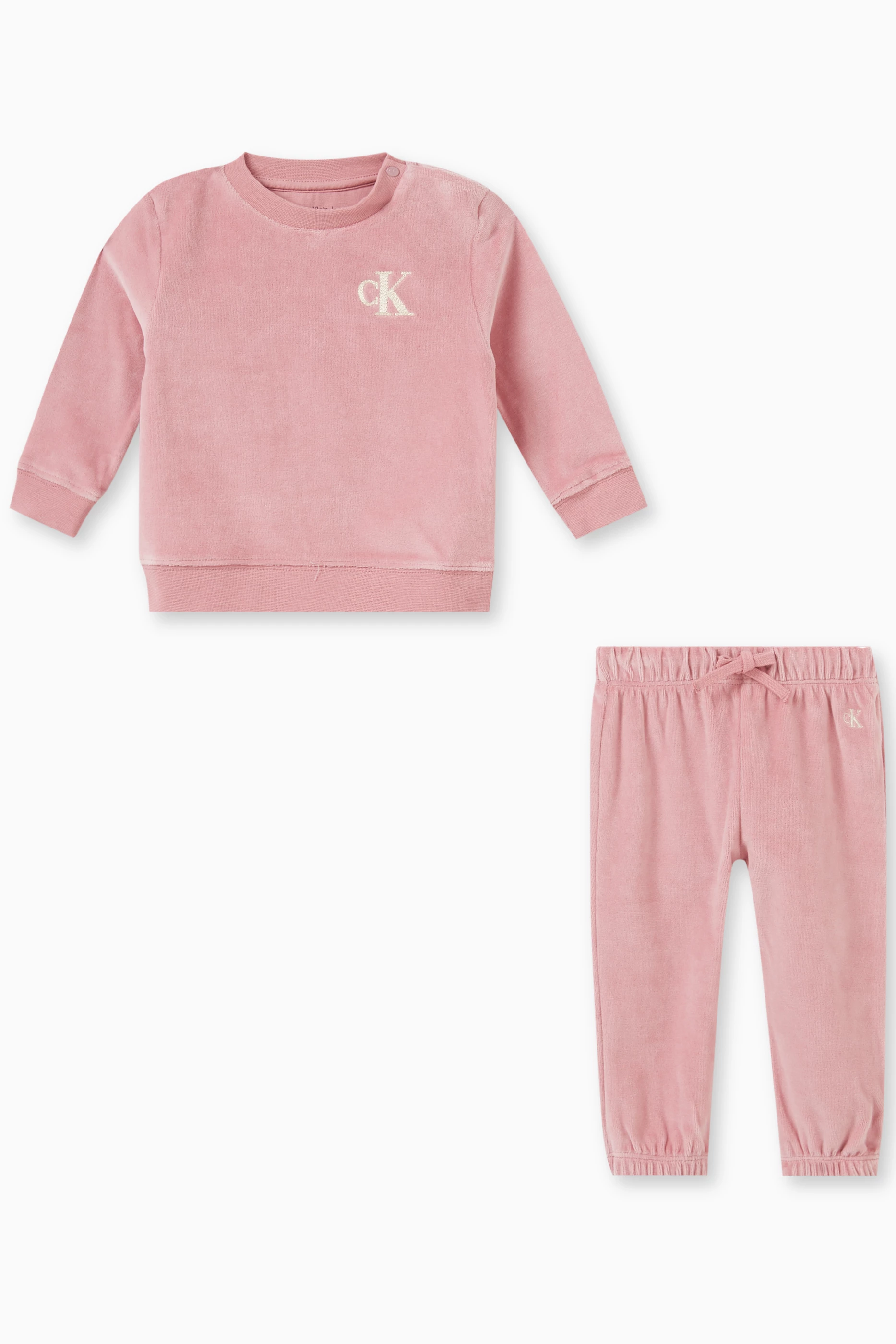 Calvin klein pink velvet top