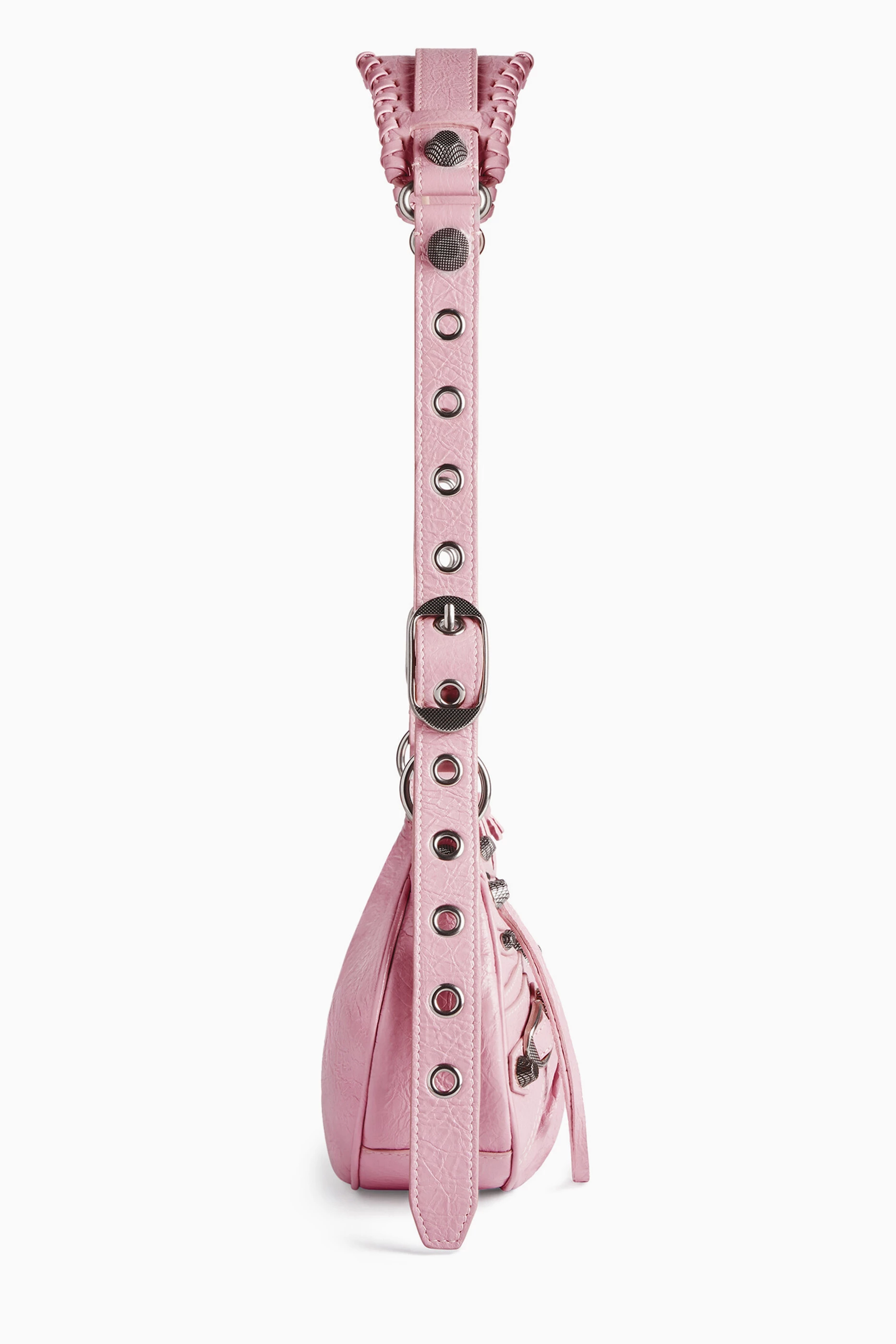 Balenciaga Outlet: Le Cagole bag in Arena leather - Pink  Balenciaga  shoulder bag 6713071VGUY online at