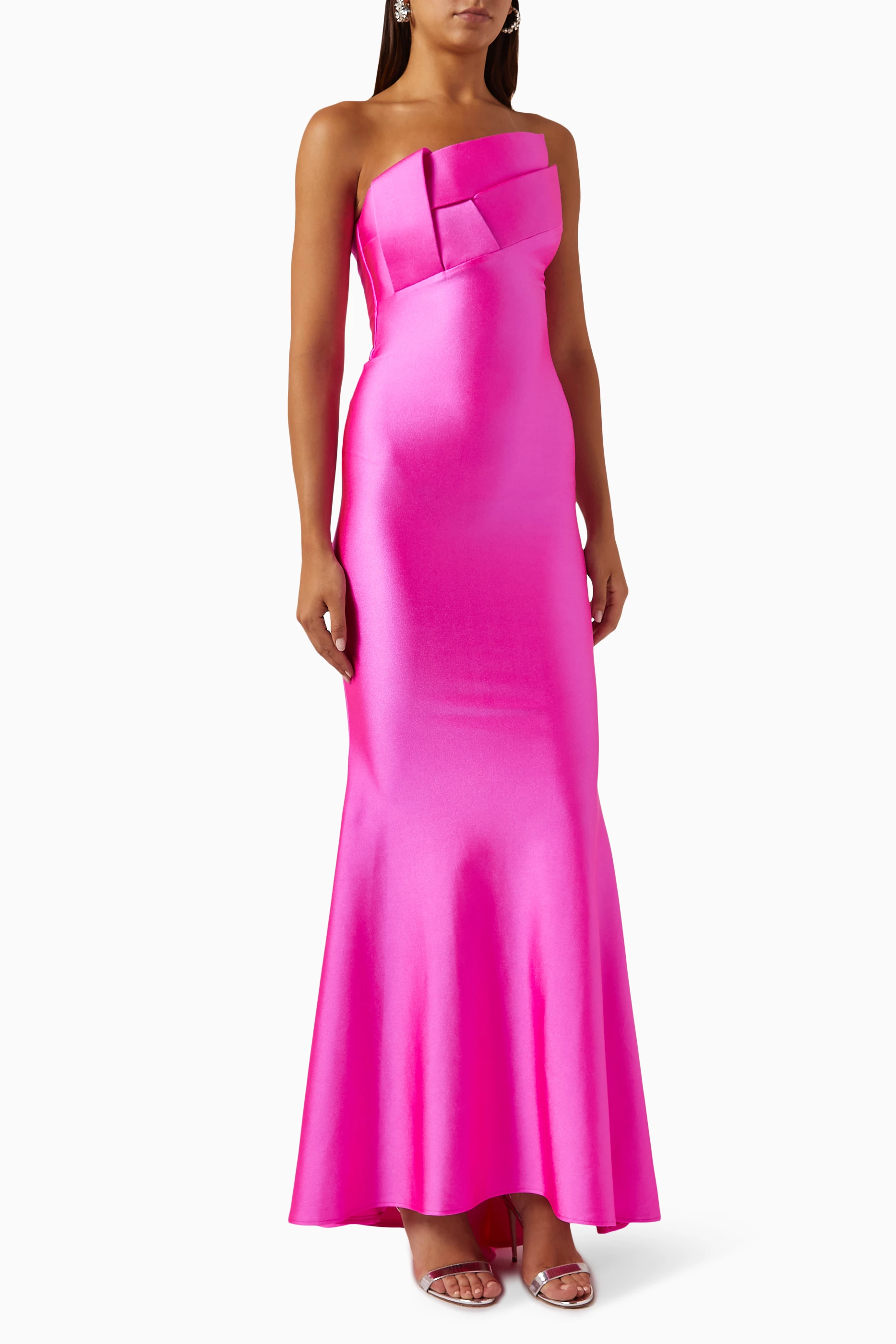 Strapless gown outlet