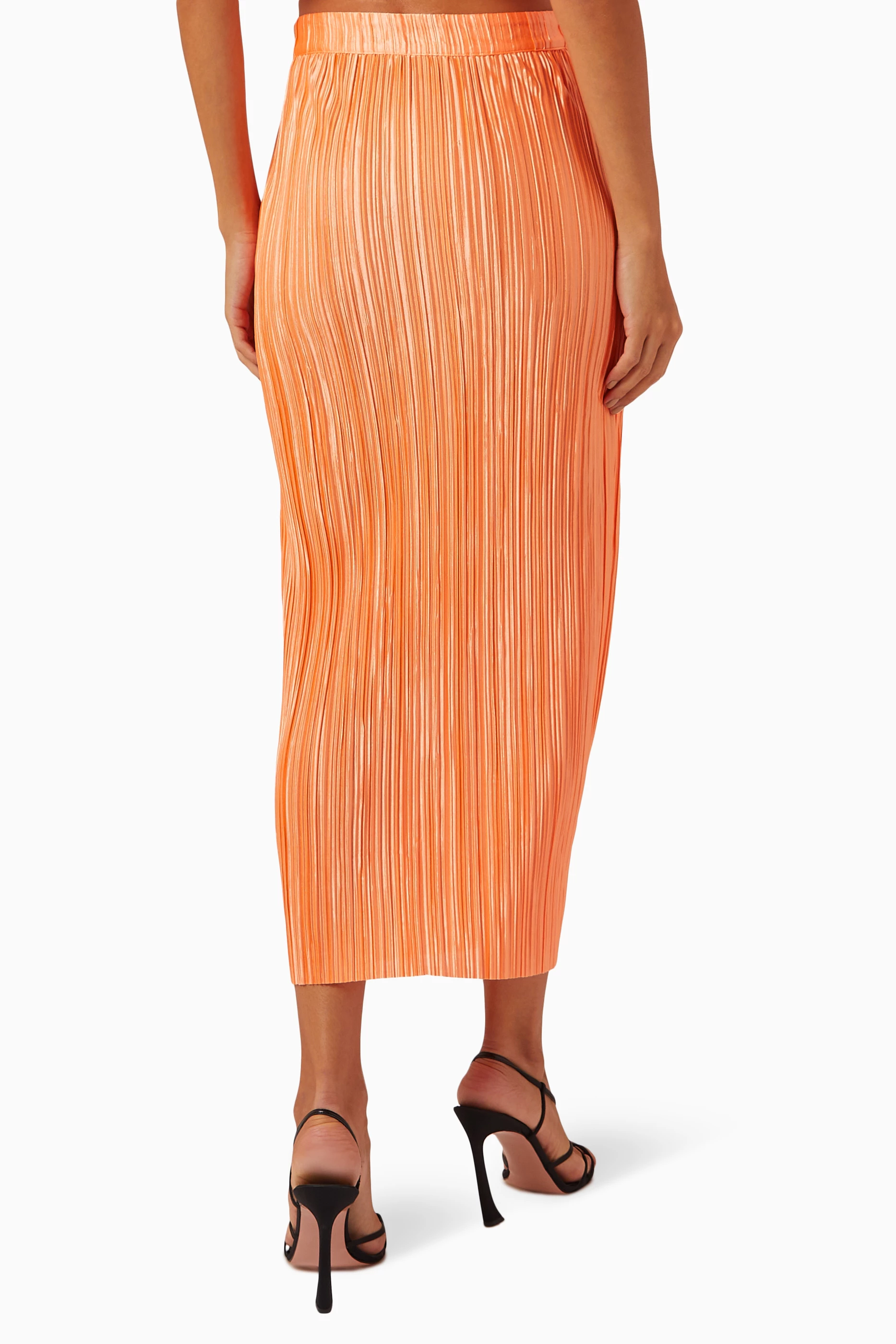 Orange skirt womens top