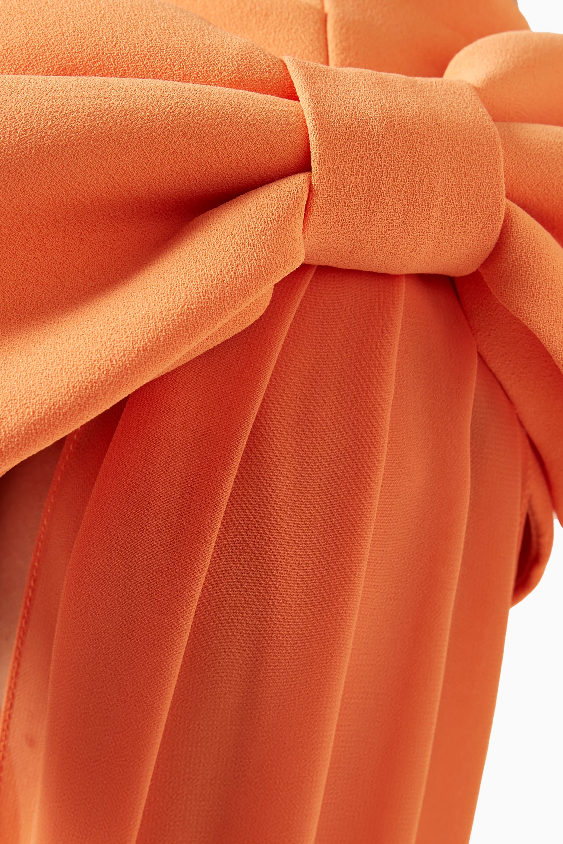 Orange hotsell taffeta dress