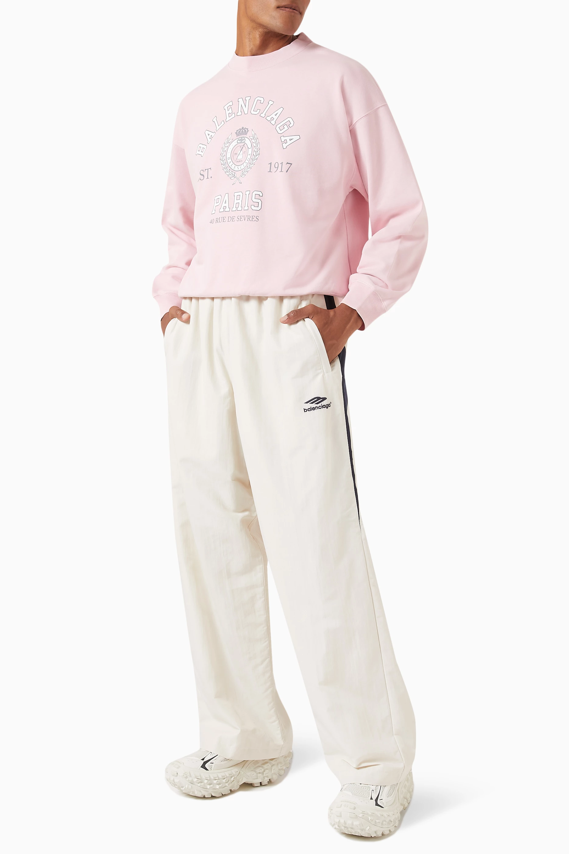 Balenciaga sweatsuit discount womens white